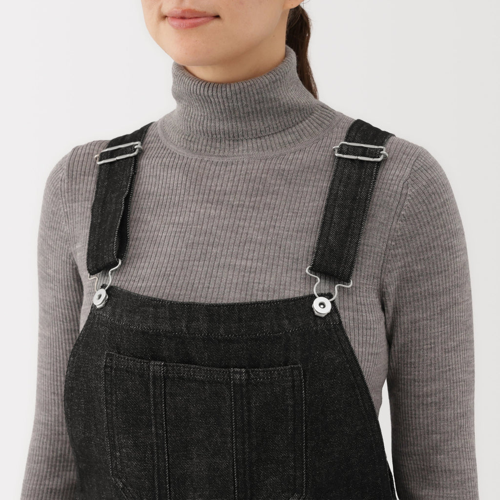 Kapok Blend Denim Overalls