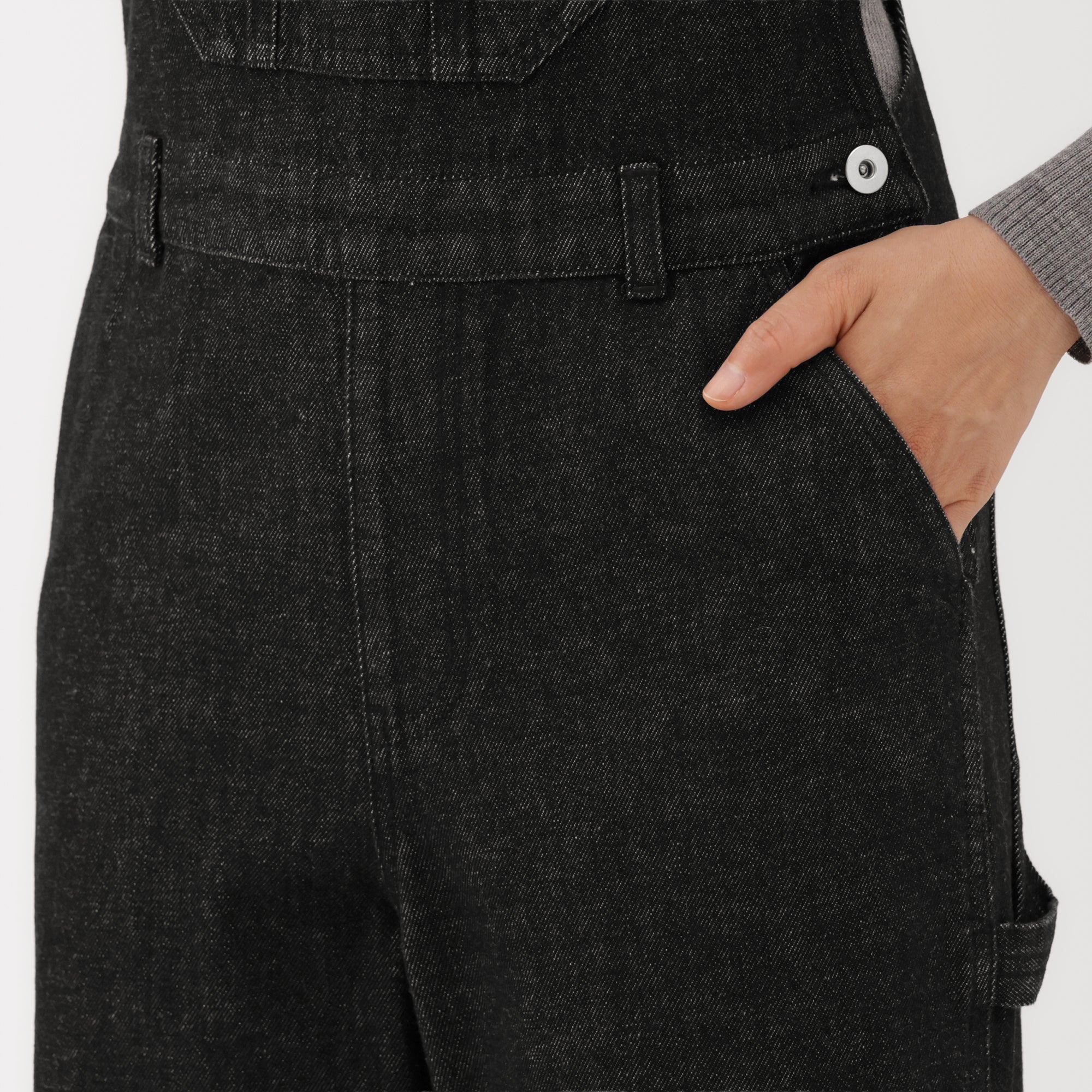 Kapok Blend Denim Overalls