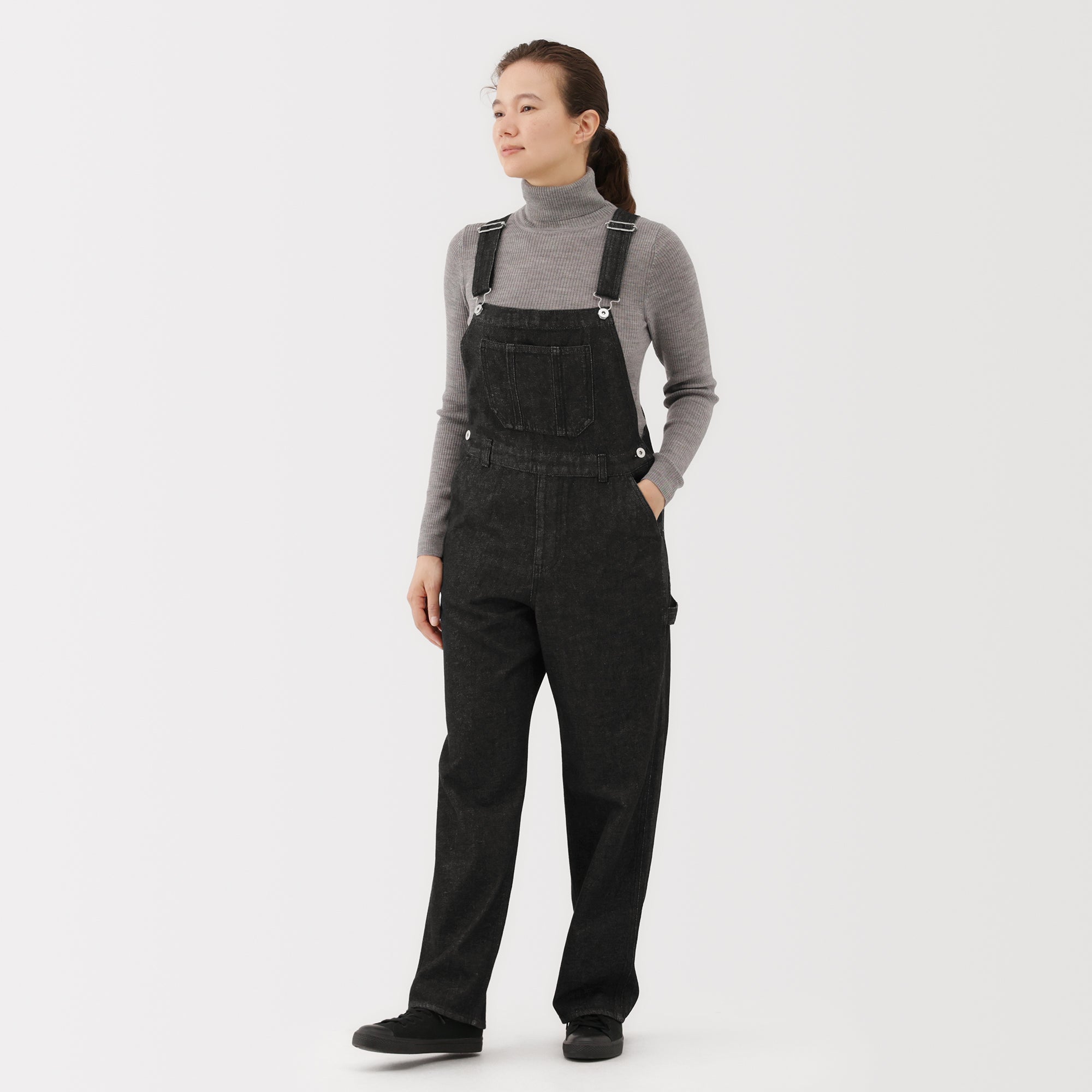 Kapok Blend Denim Overalls