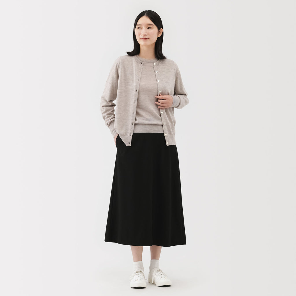 Brushed Flared Skirt