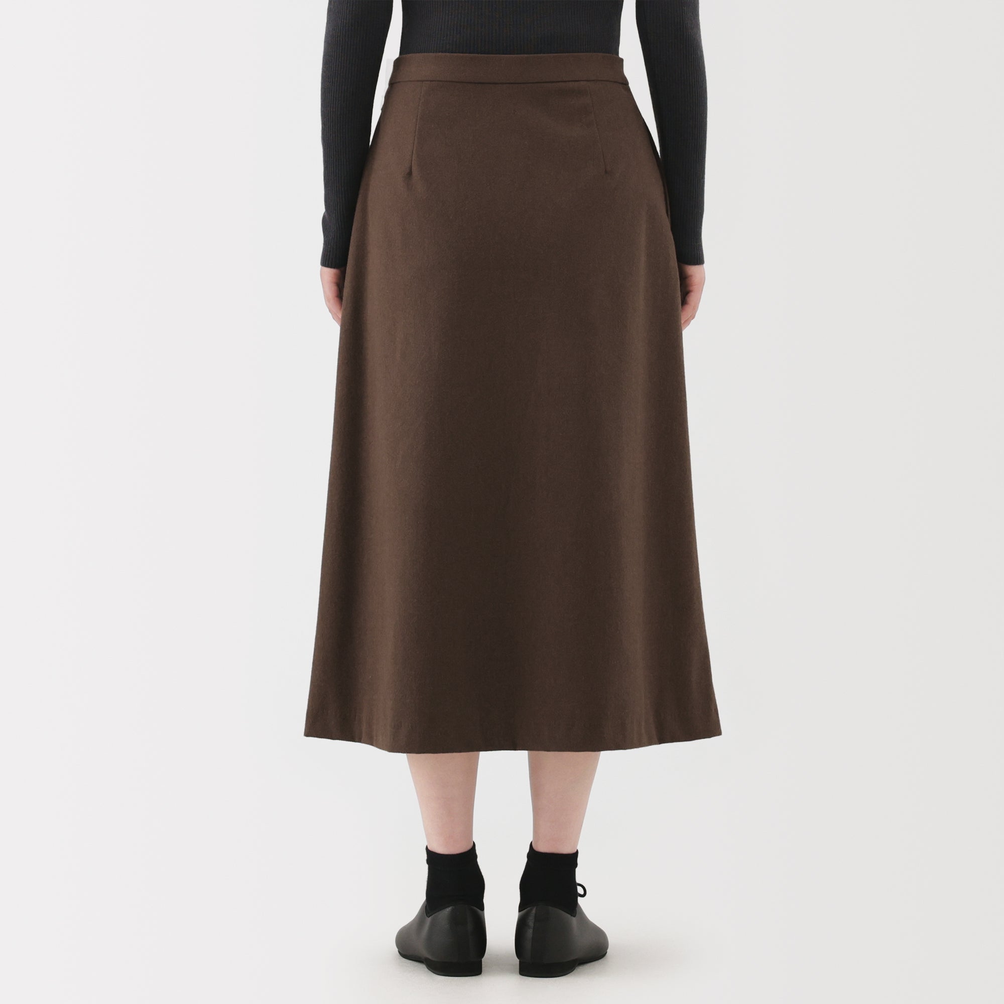 Brushed Flared Skirt