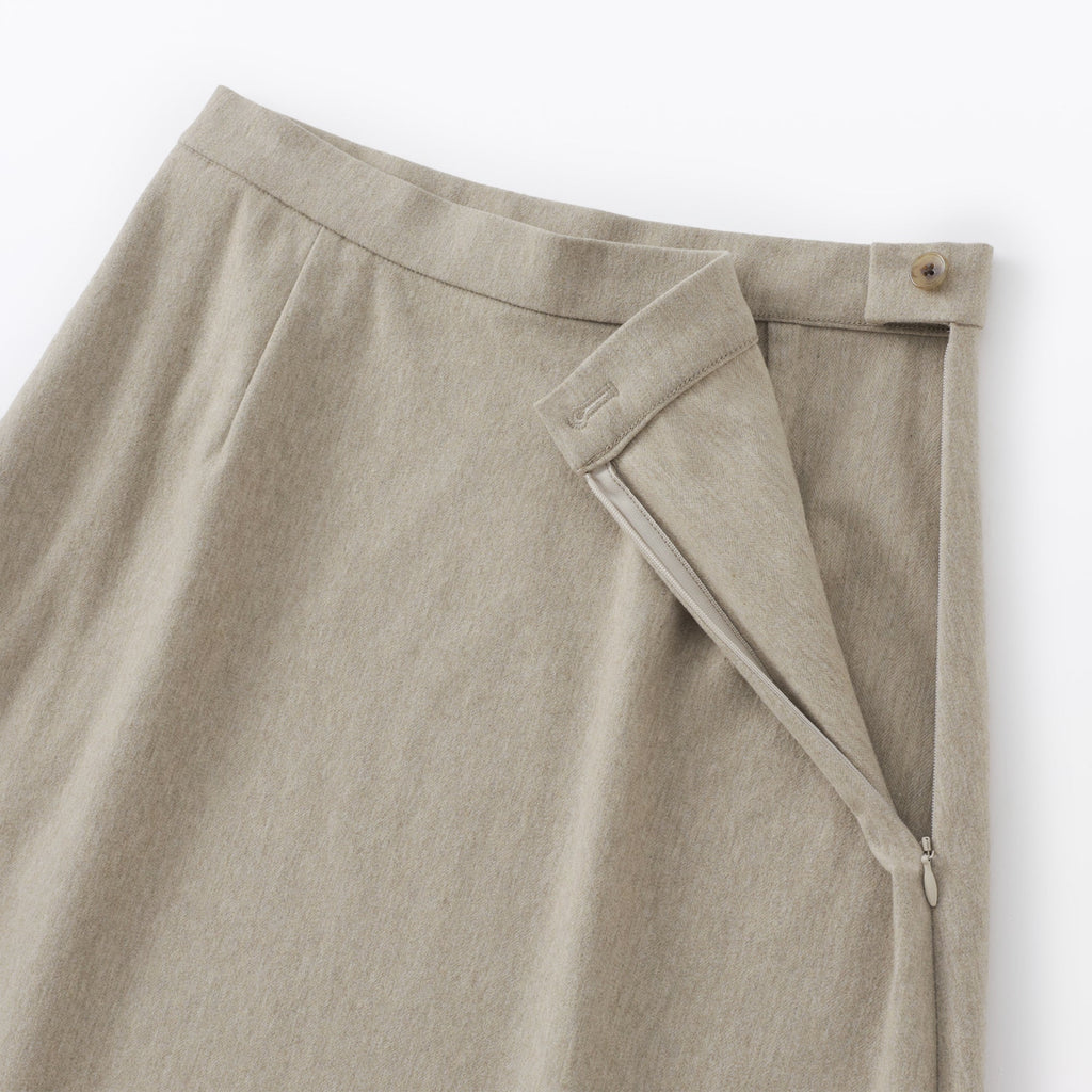 Brushed Flared Skirt