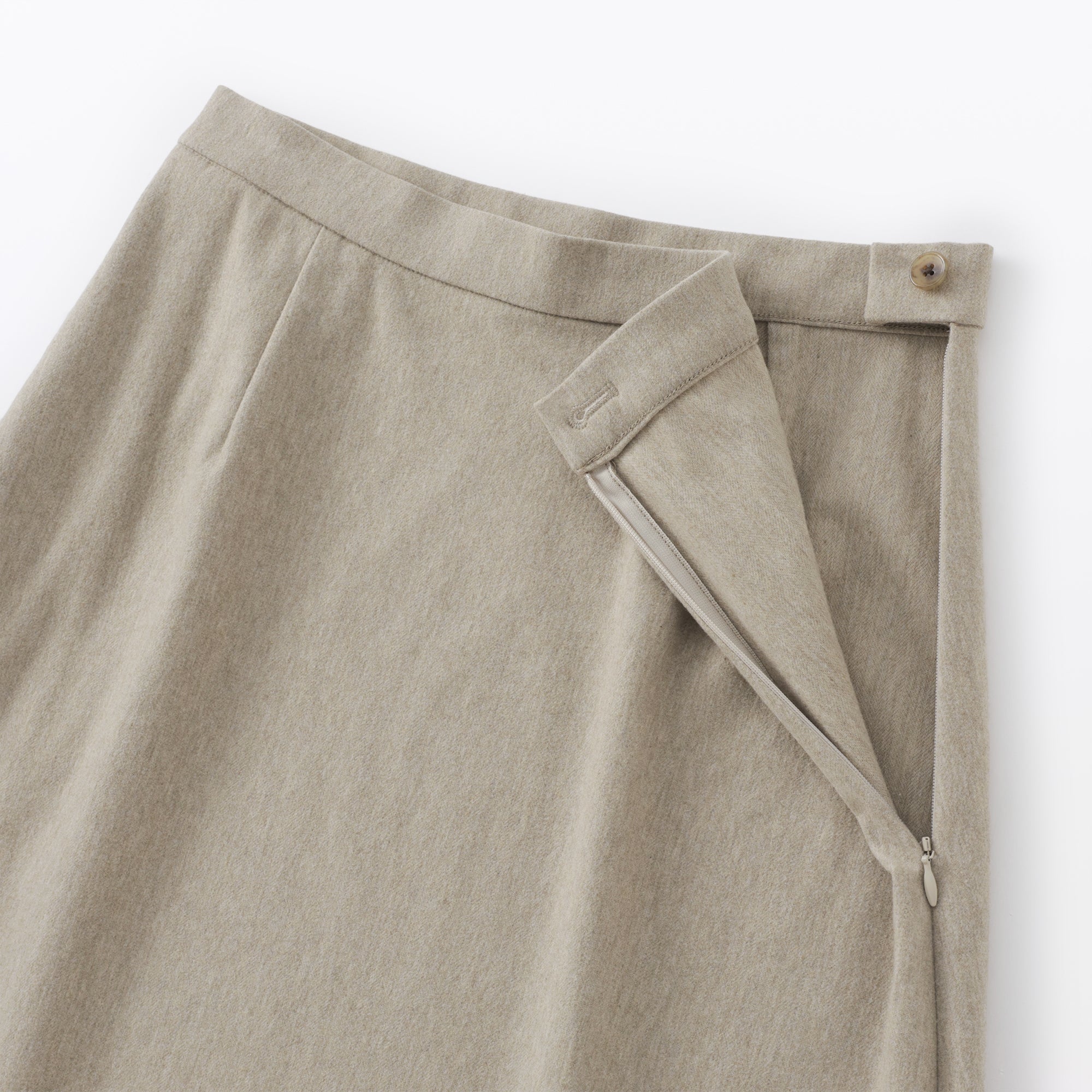 Brushed Flared Skirt