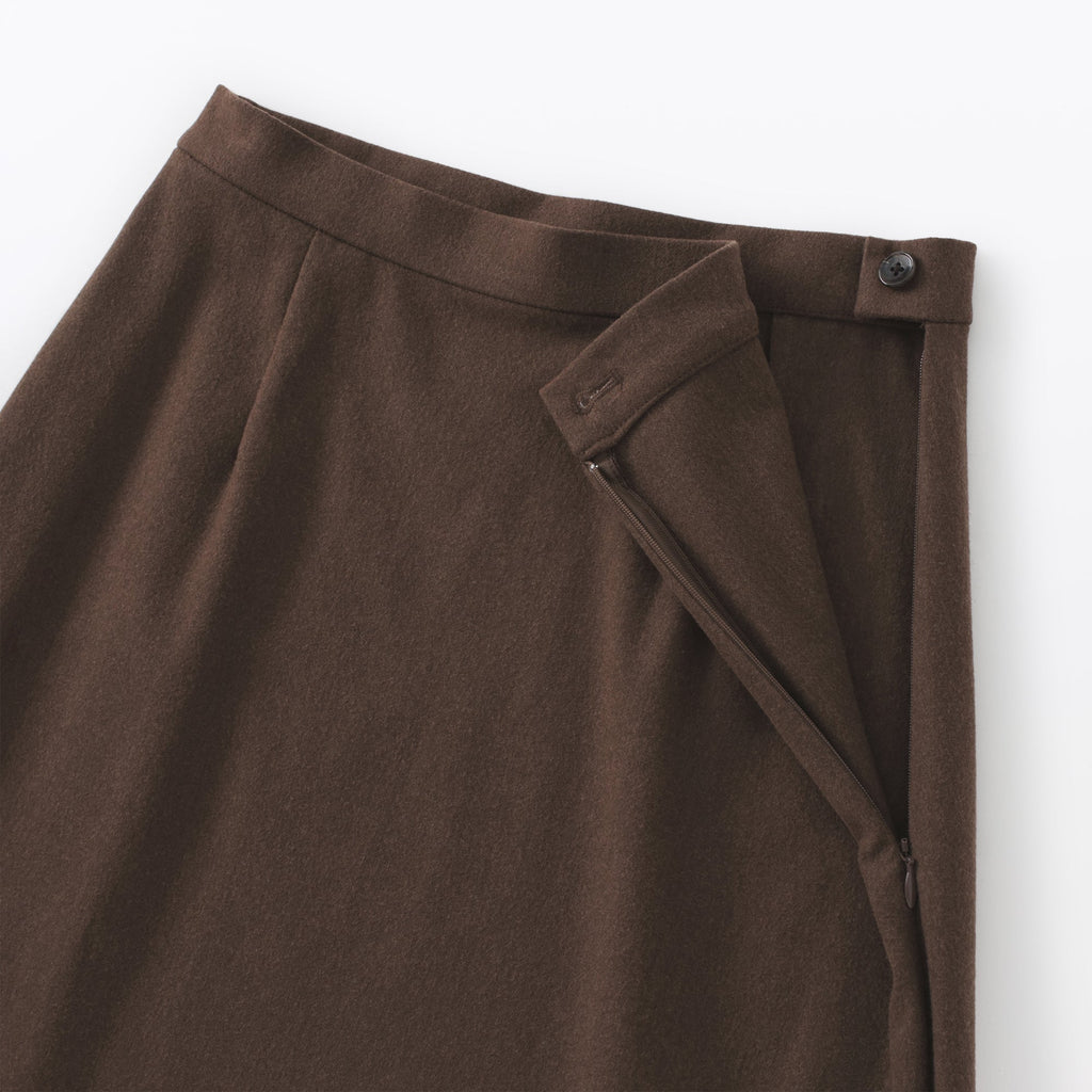 Brushed Flared Skirt