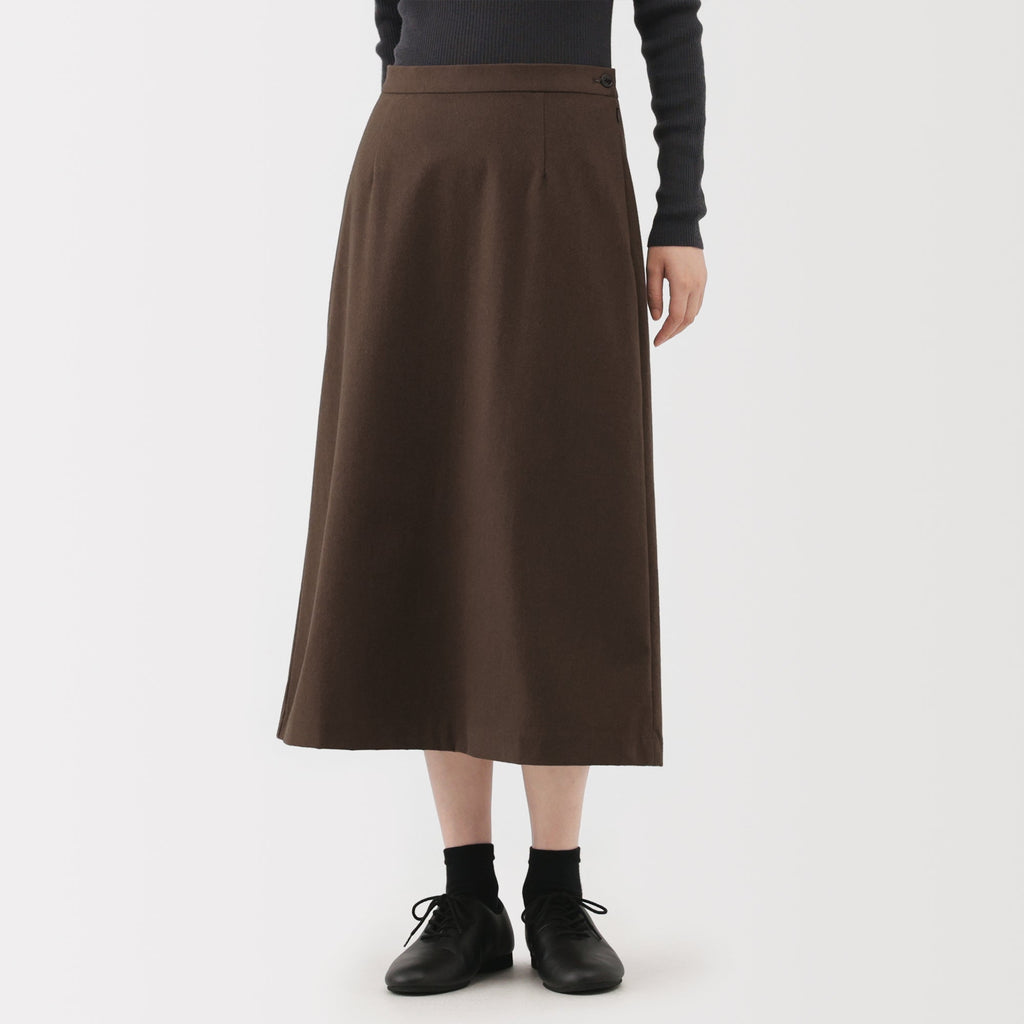 Brushed Flared Skirt