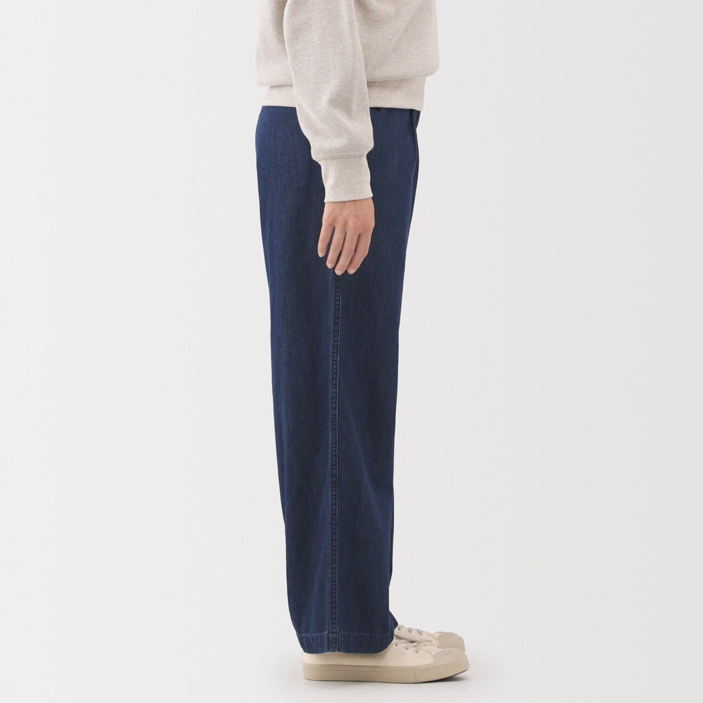 Lightweight Denim Wide Pants