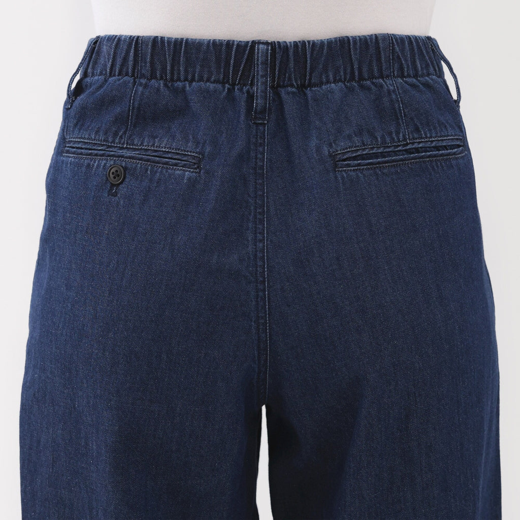 Lightweight Denim Wide Pants