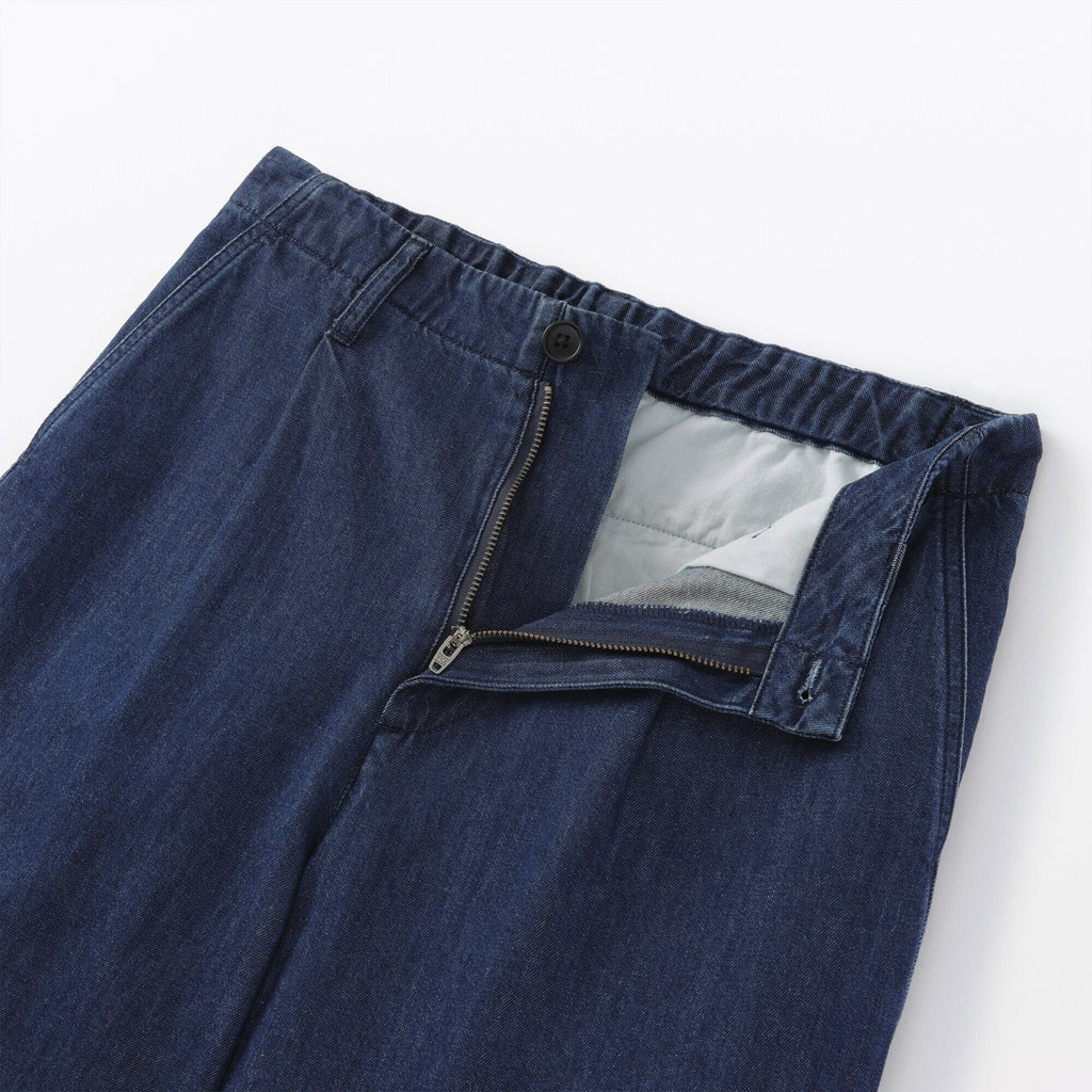 Lightweight Denim Wide Pants