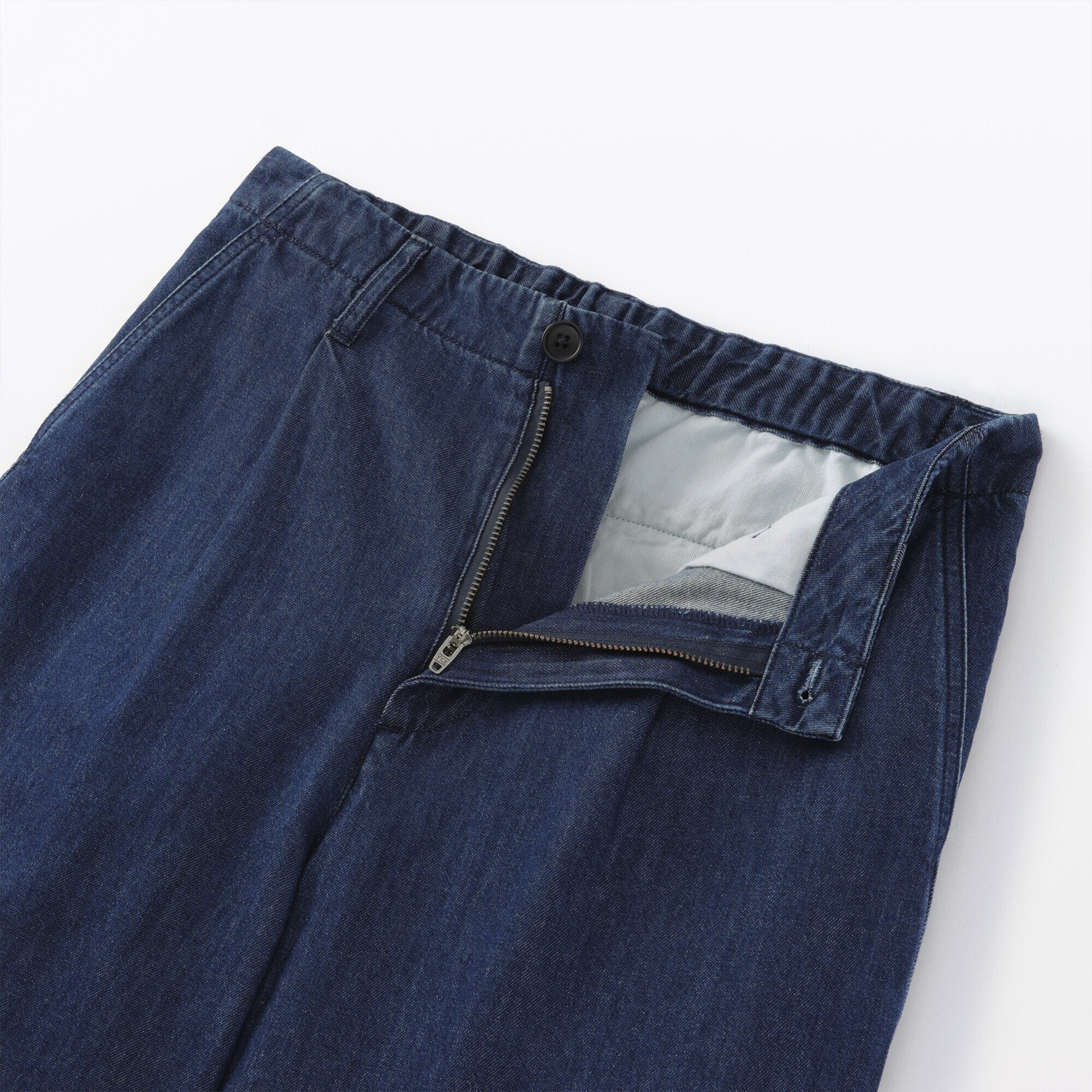 Lightweight Denim Wide Pants