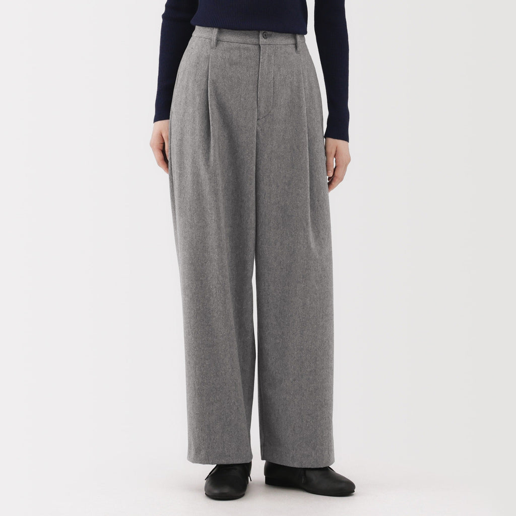 Brushed Wide Pants