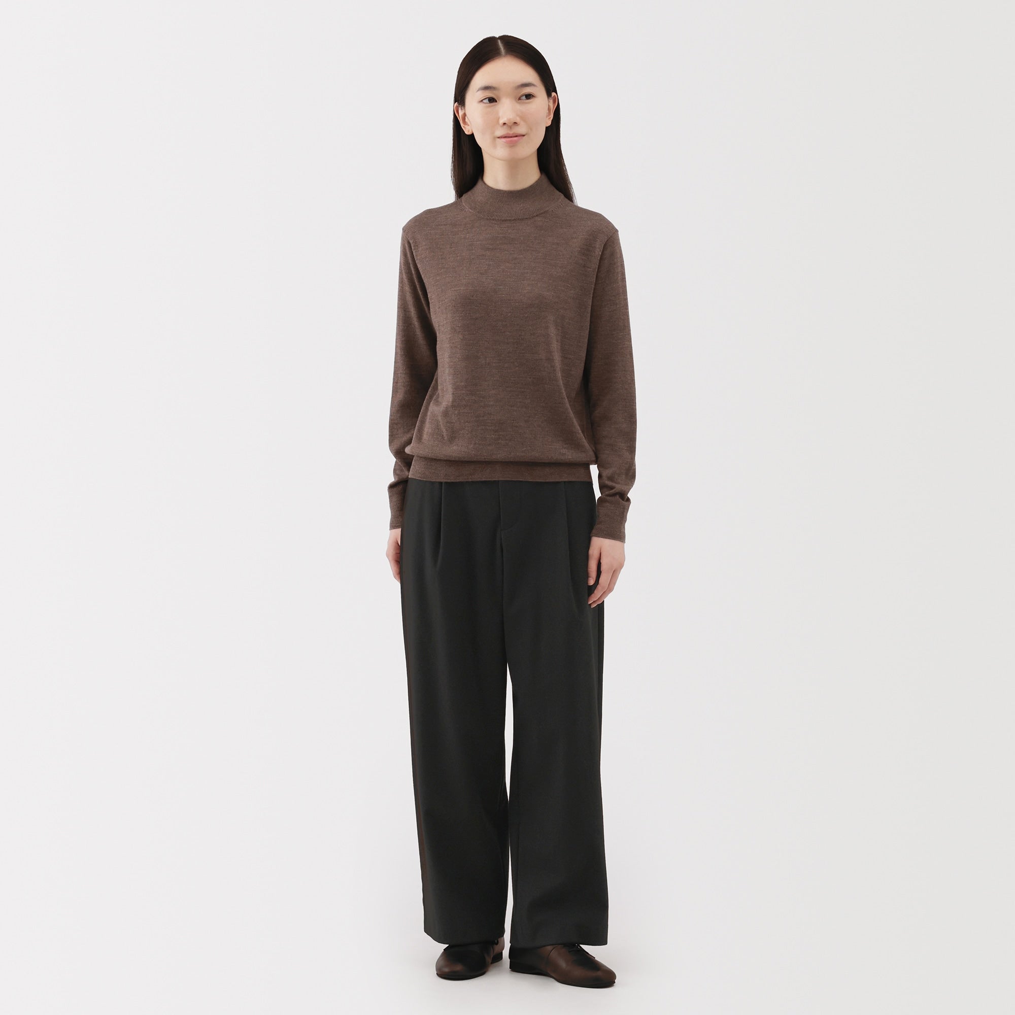 Brushed Wide Pants