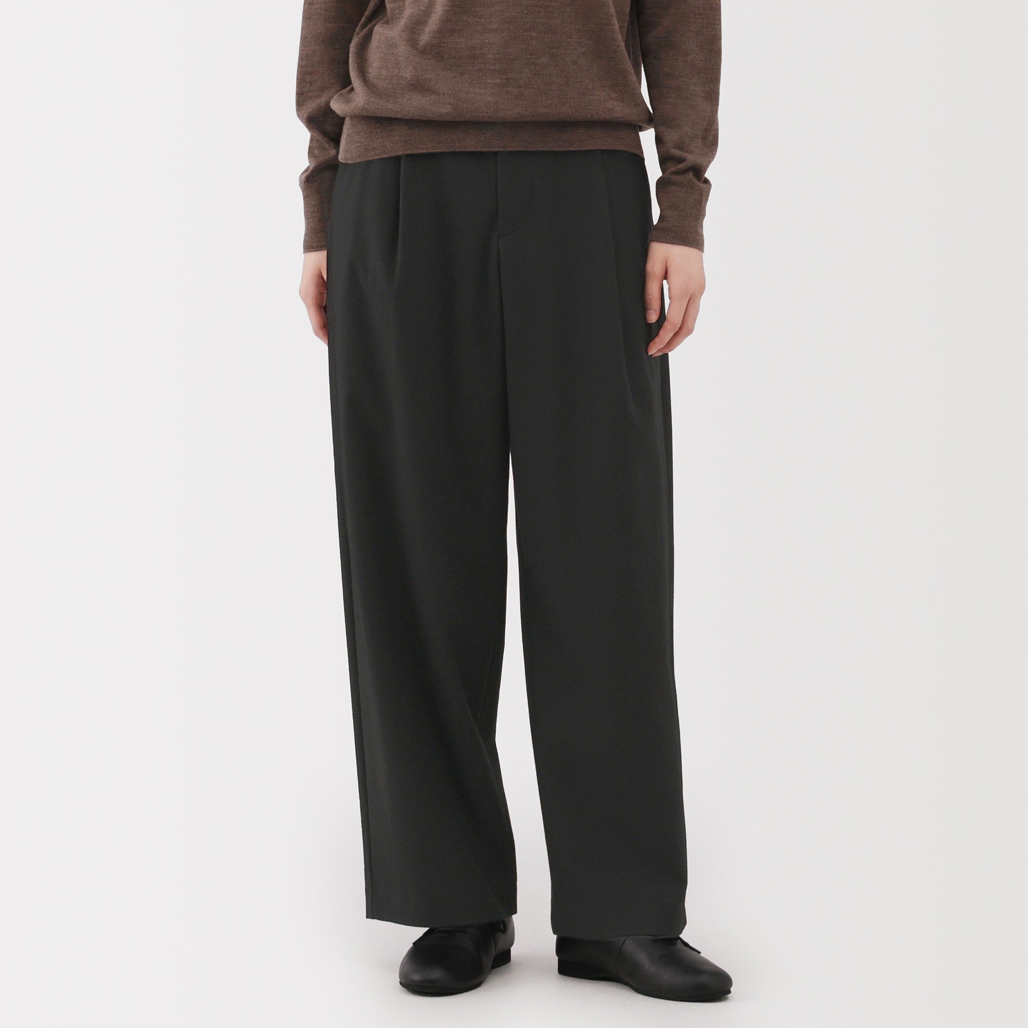 Brushed Wide Pants