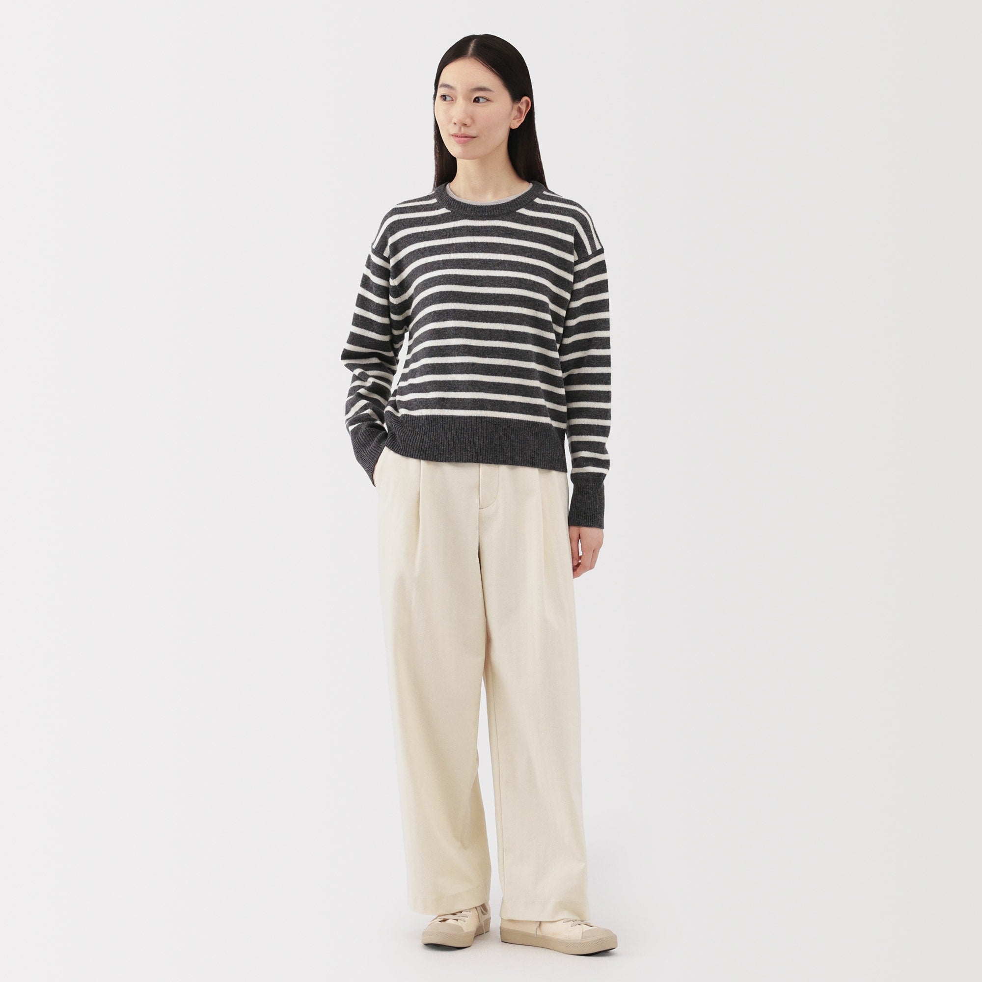 Brushed Wide Pants