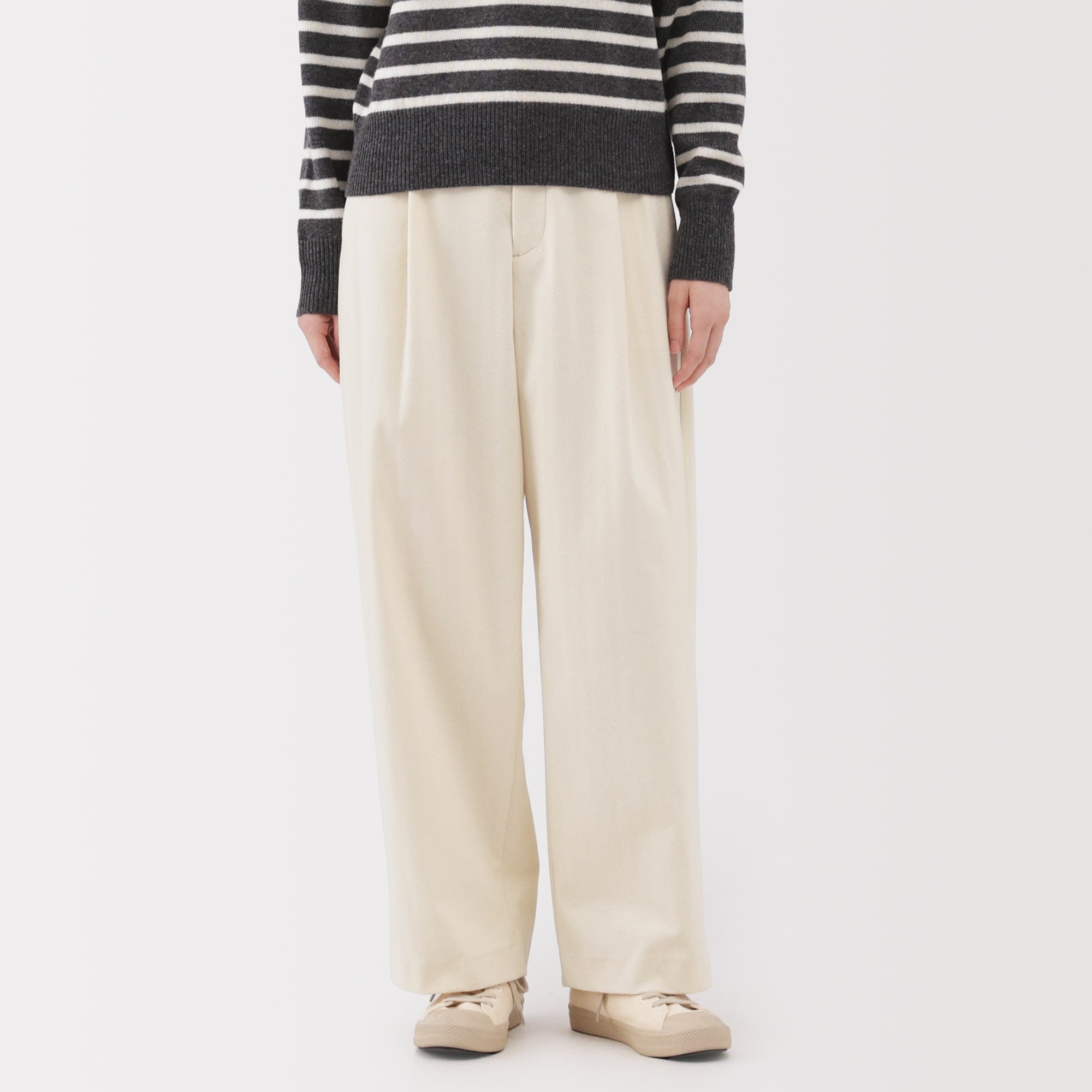 Brushed Wide Pants