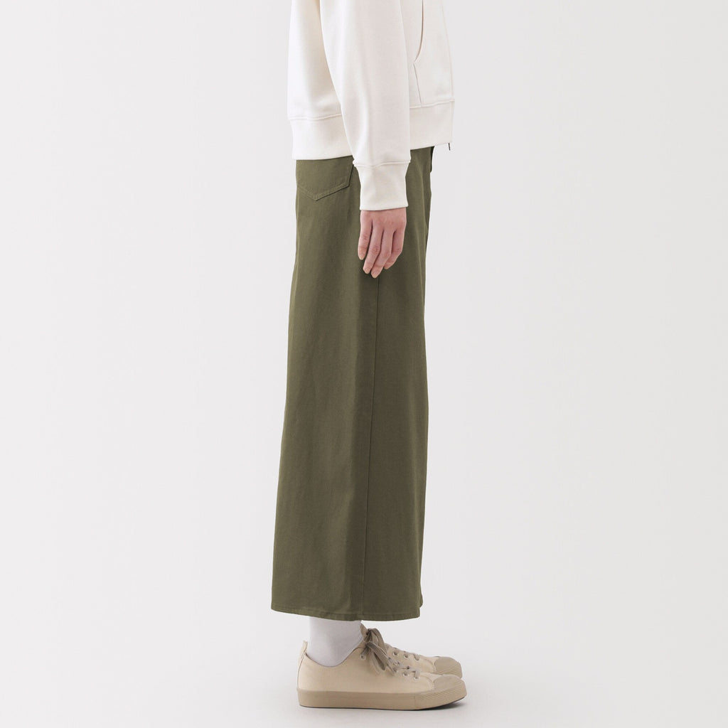 Chino A-Line Skirt