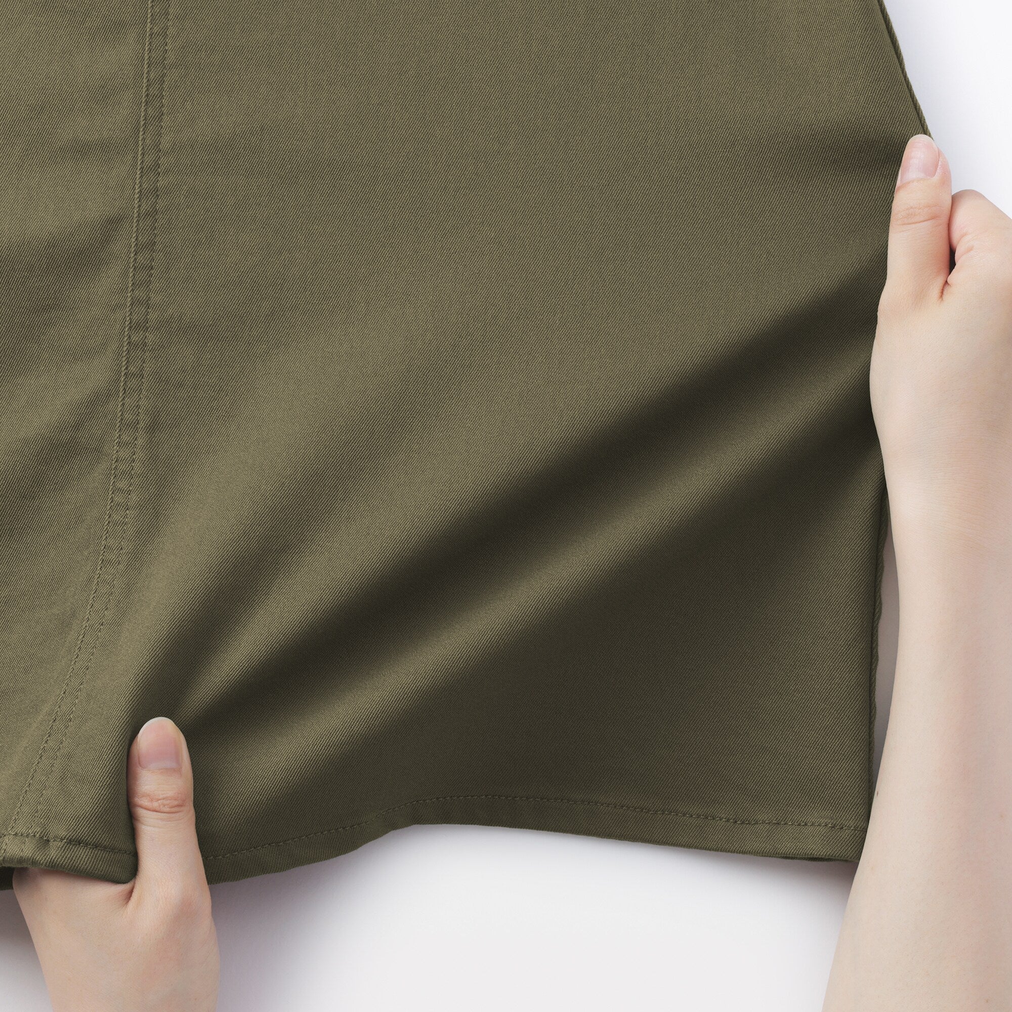 Chino A-Line Skirt