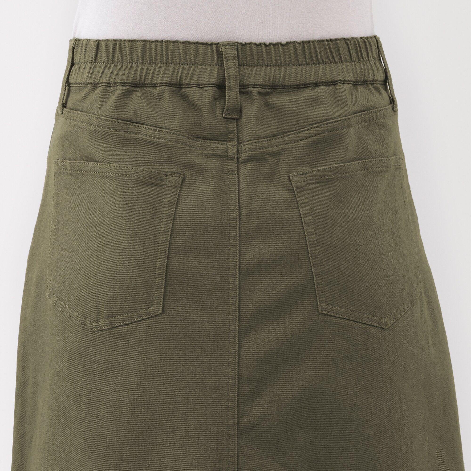 Chino A-Line Skirt