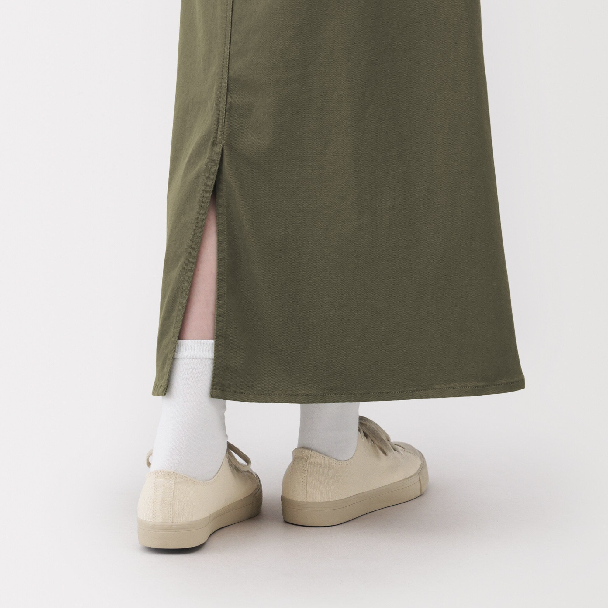 Chino A-Line Skirt