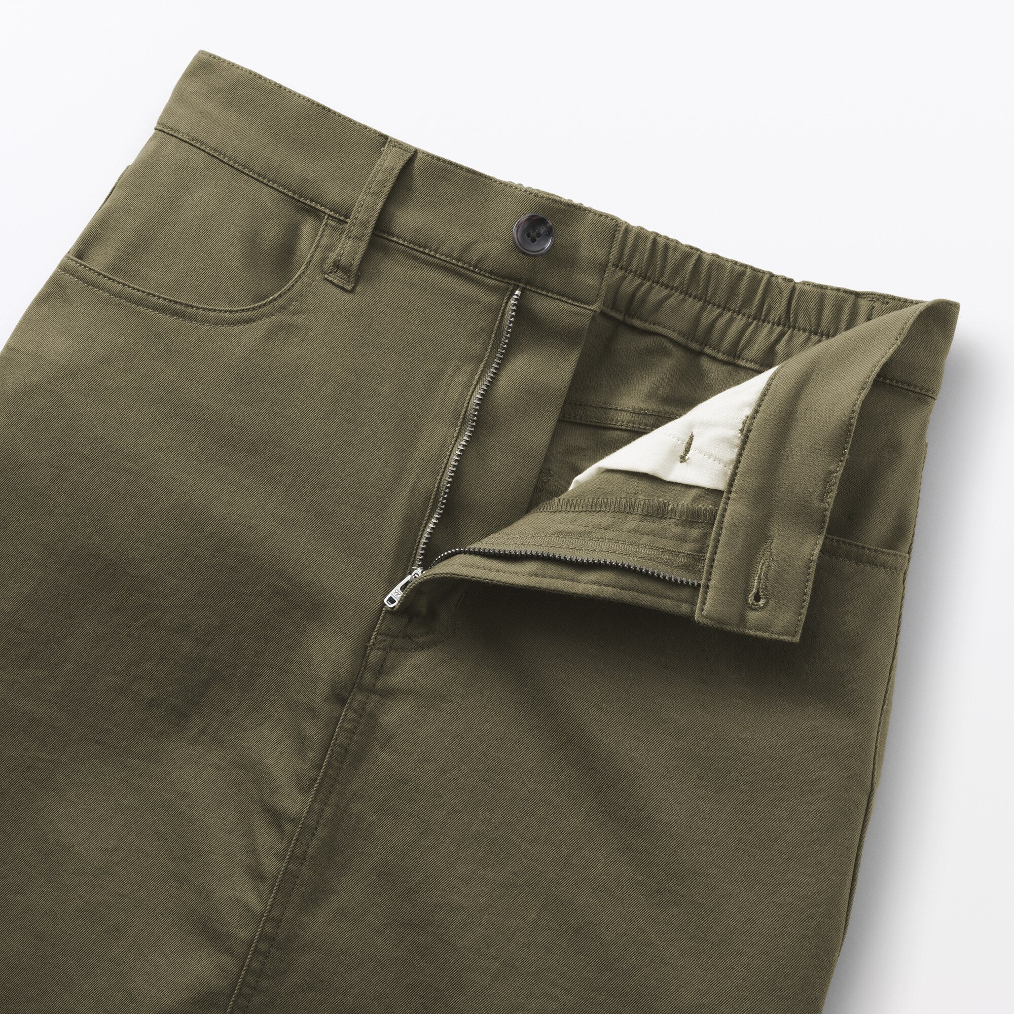 Chino A-Line Skirt