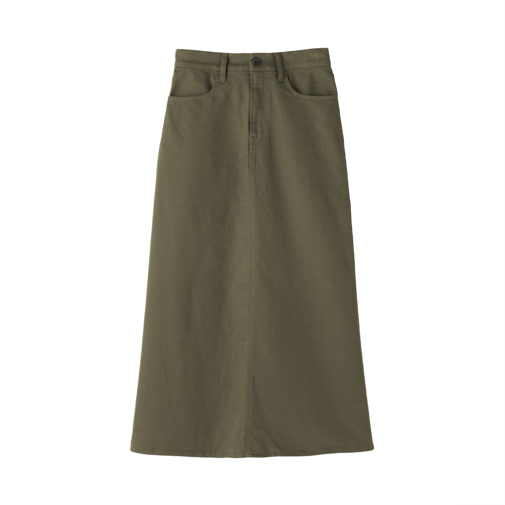 Chino A-Line Skirt