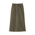 Chino A-Line Skirt