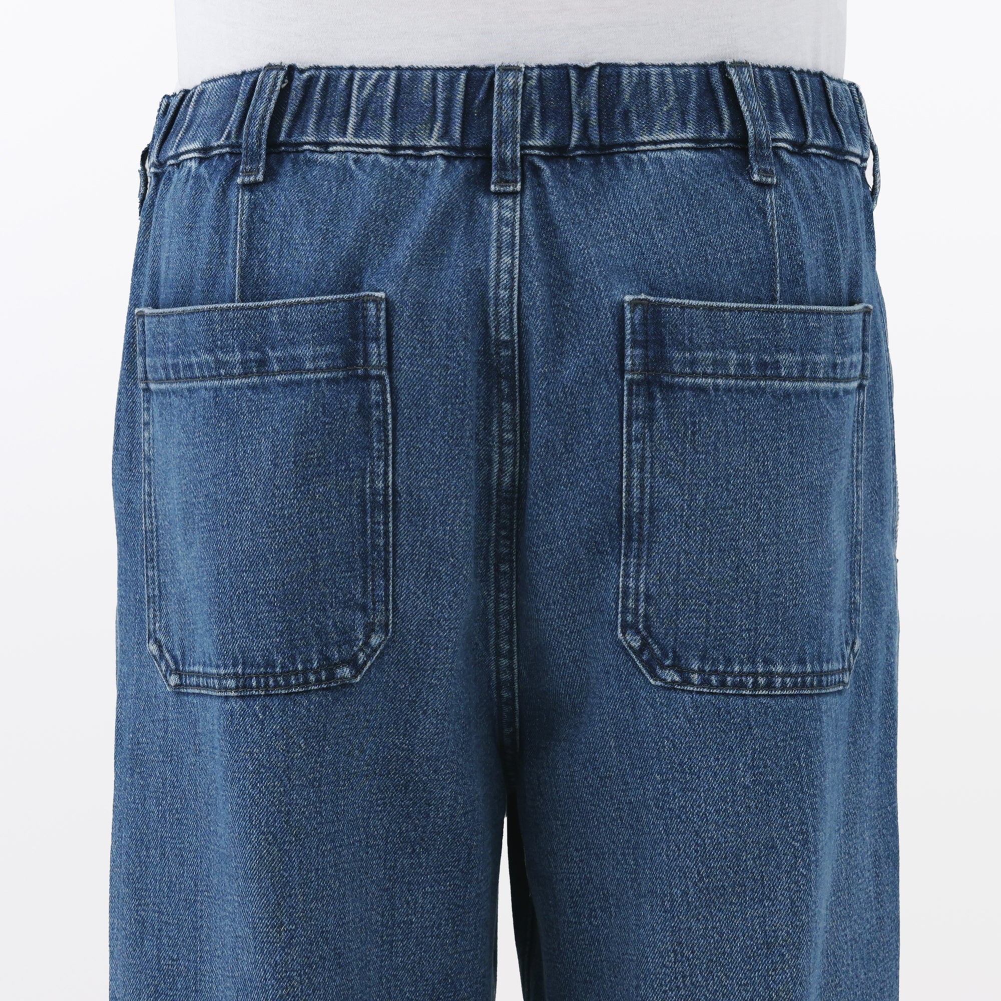 Kapok Blend Denim Work Trousers