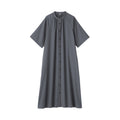 Lyocell Blend Half-Sleeve Dress