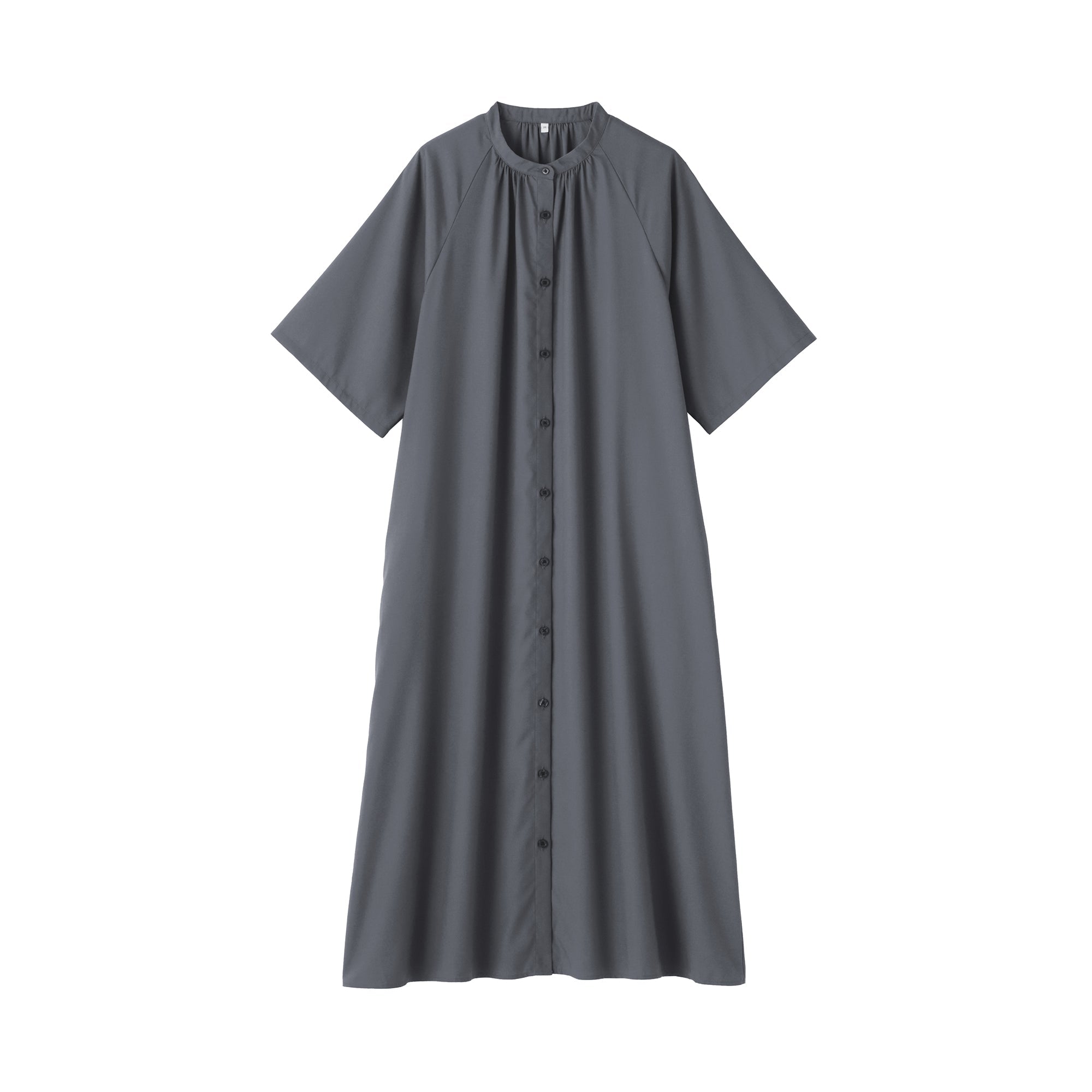 Lyocell Blend Half-Sleeve Dress