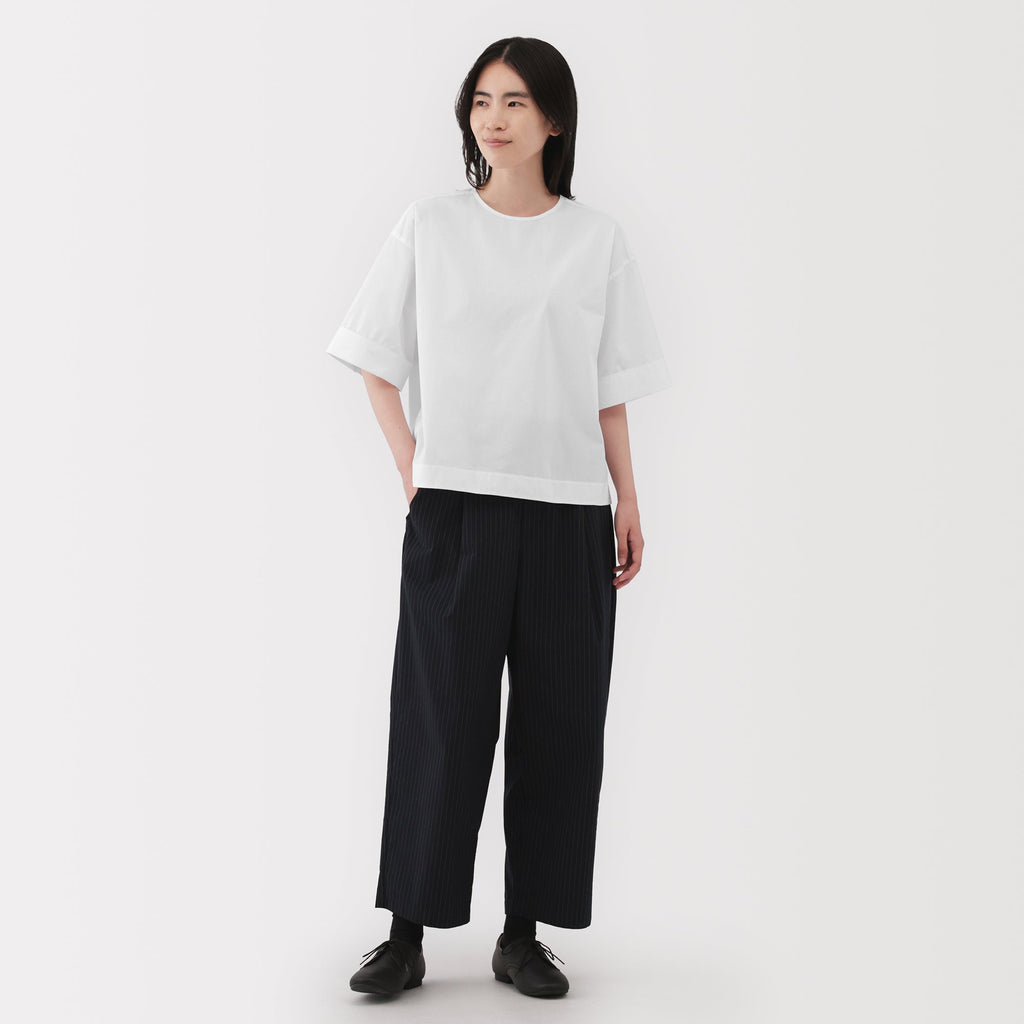 Broadcloth Half Sleeve Blouse