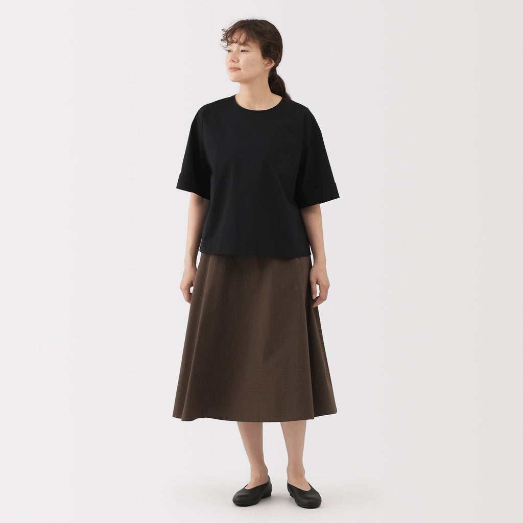 Broadcloth Half Sleeve Blouse