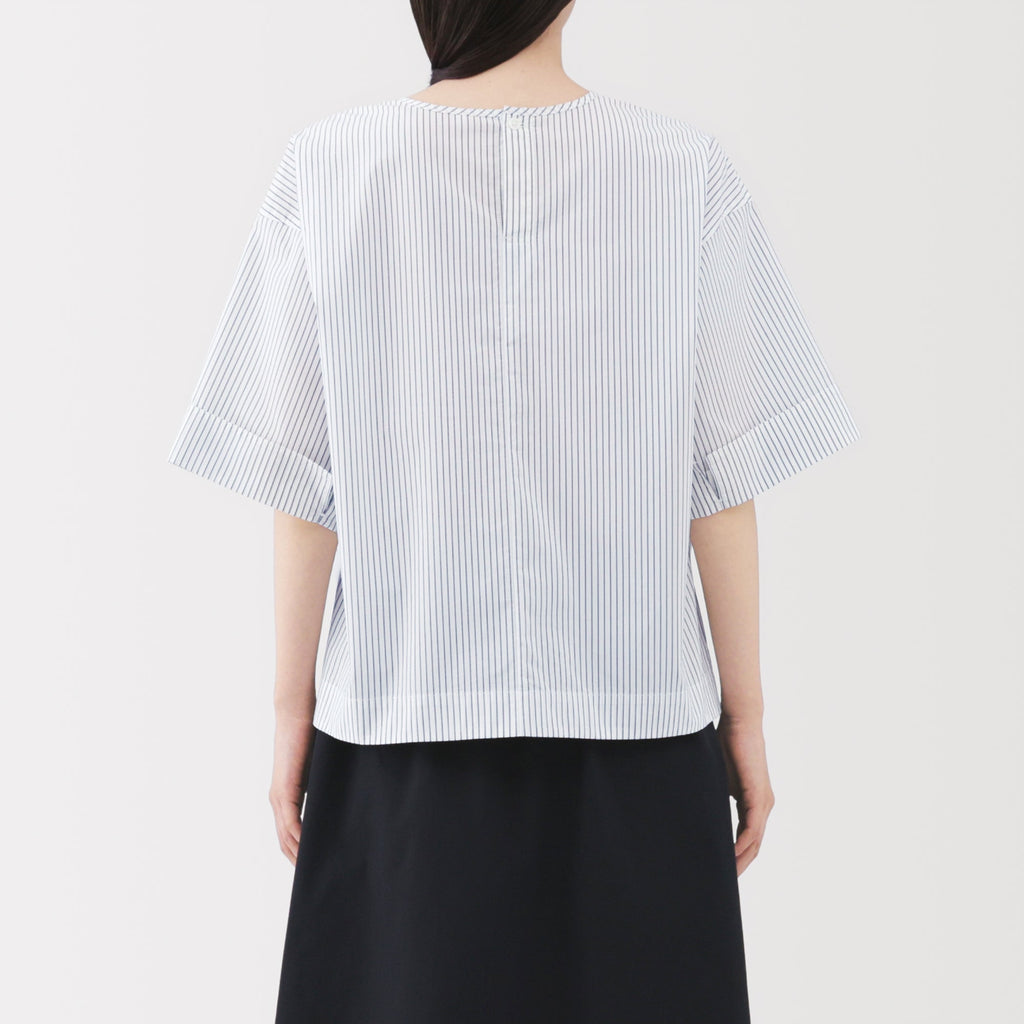 Broadcloth Half Sleeve Blouse