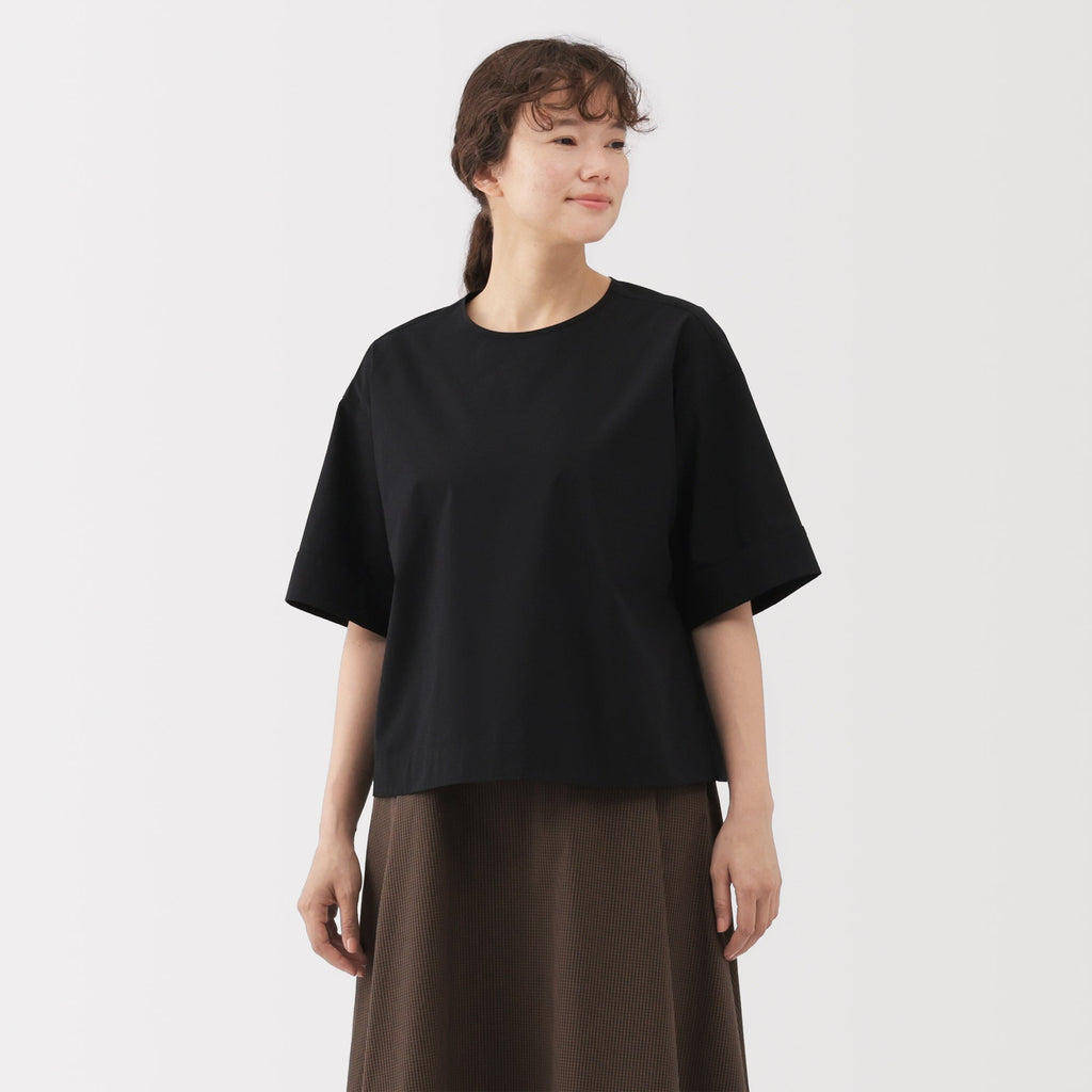 Broadcloth Half Sleeve Blouse