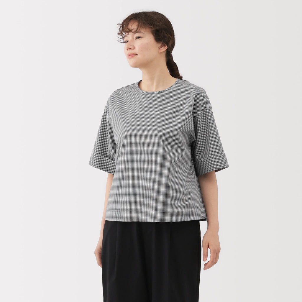 Broadcloth Half Sleeve Blouse