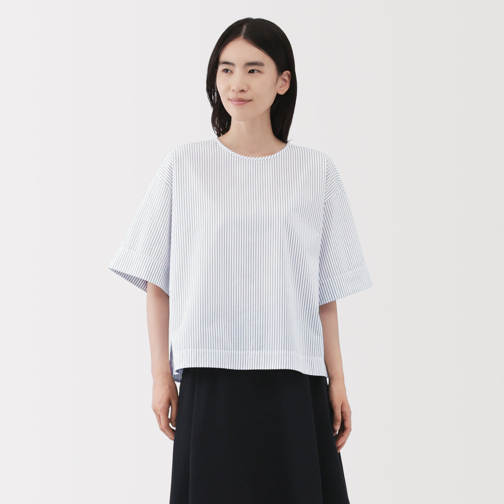Broadcloth Half Sleeve Blouse