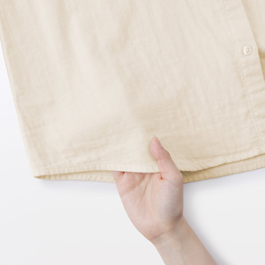 Kapok Blend Double Gauze Blouse