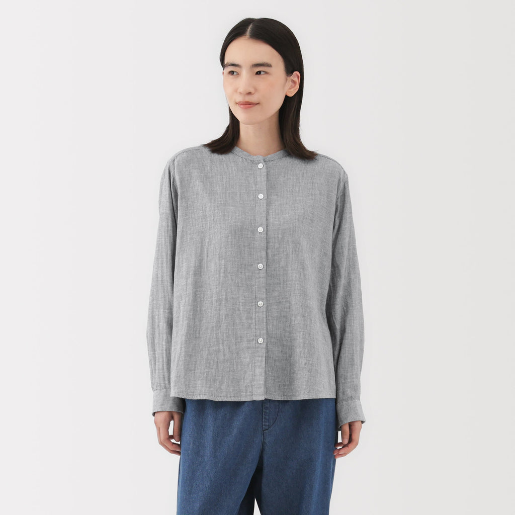 Kapok Blend Double Gauze Blouse