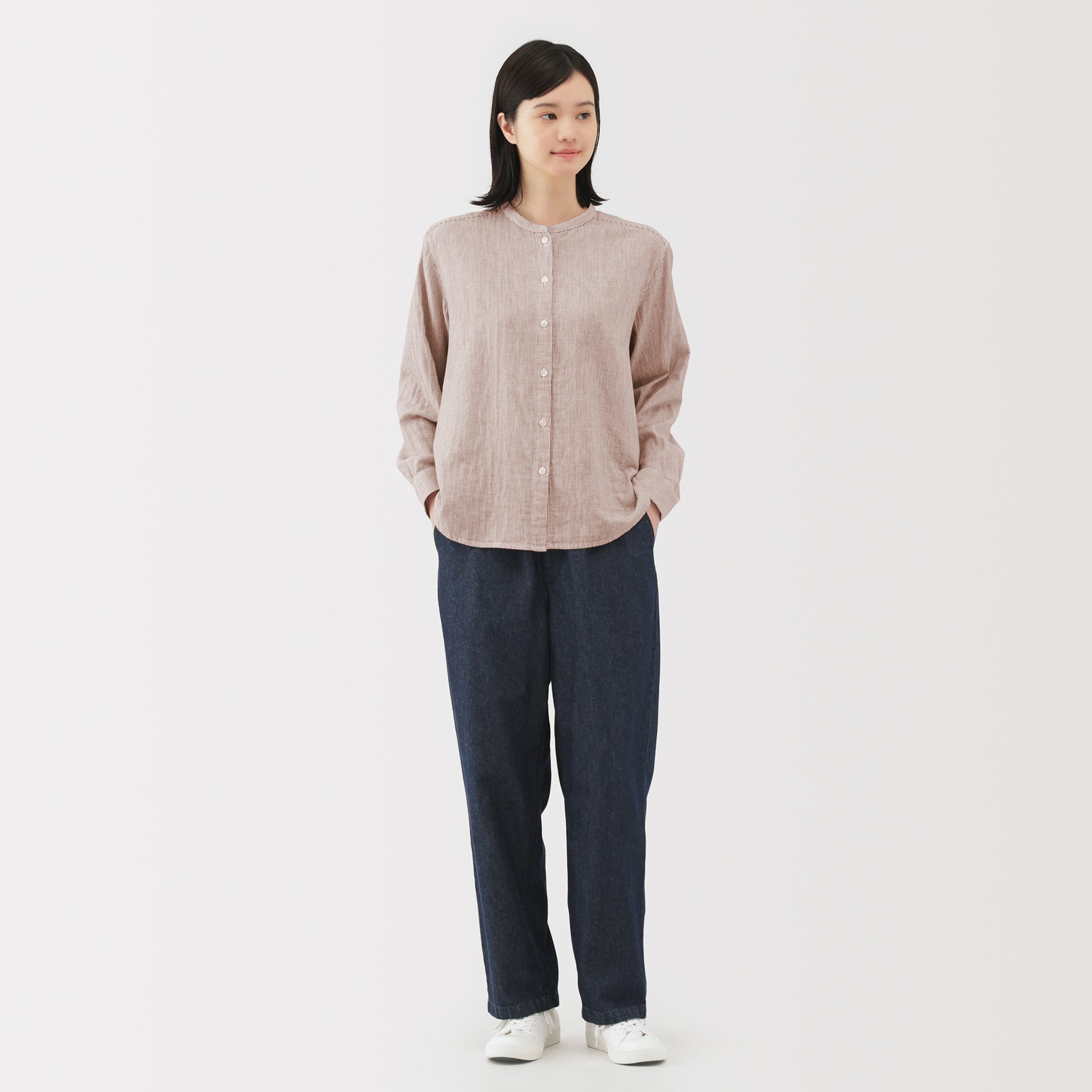 Kapok Blend Double Gauze Blouse