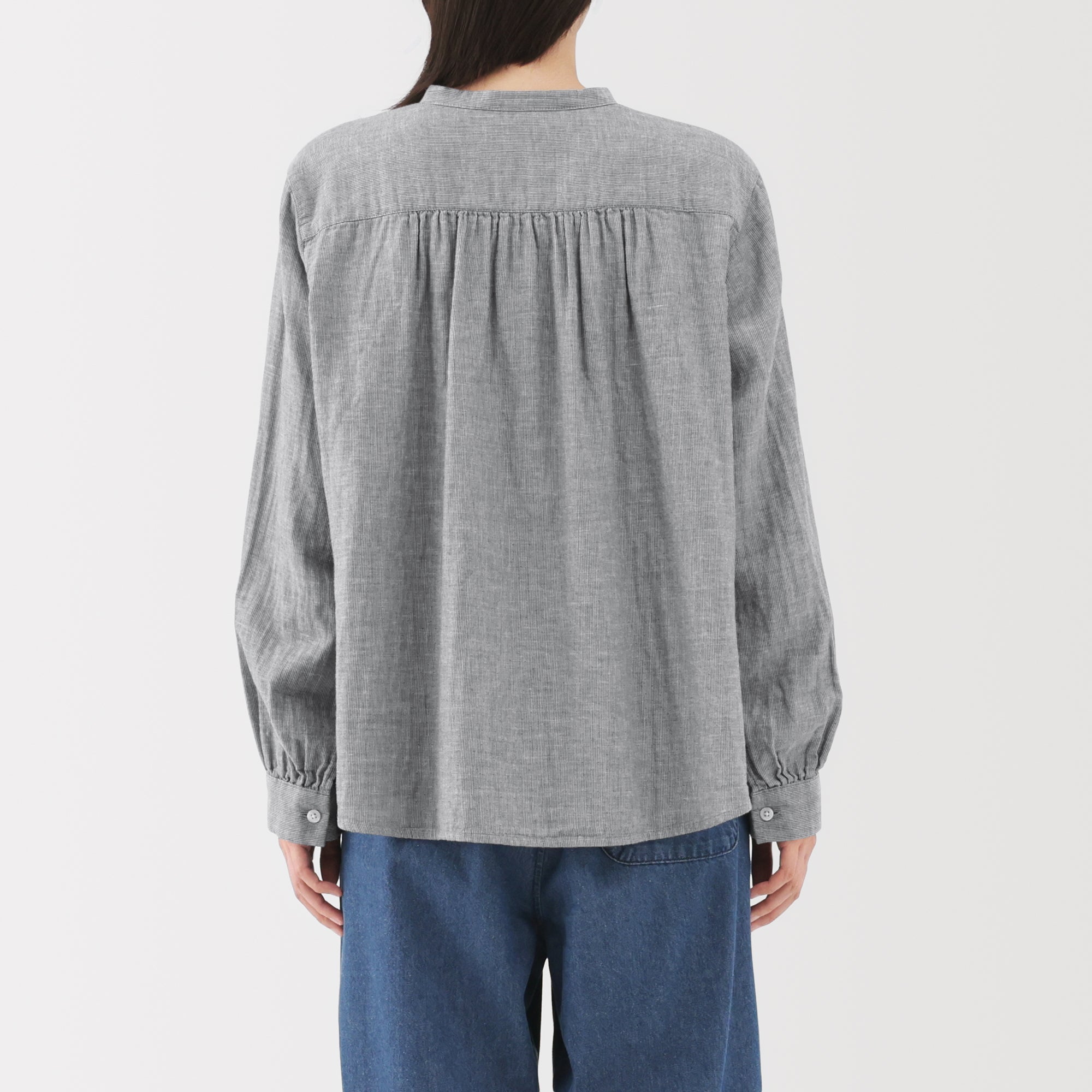 Kapok Blend Double Gauze Blouse