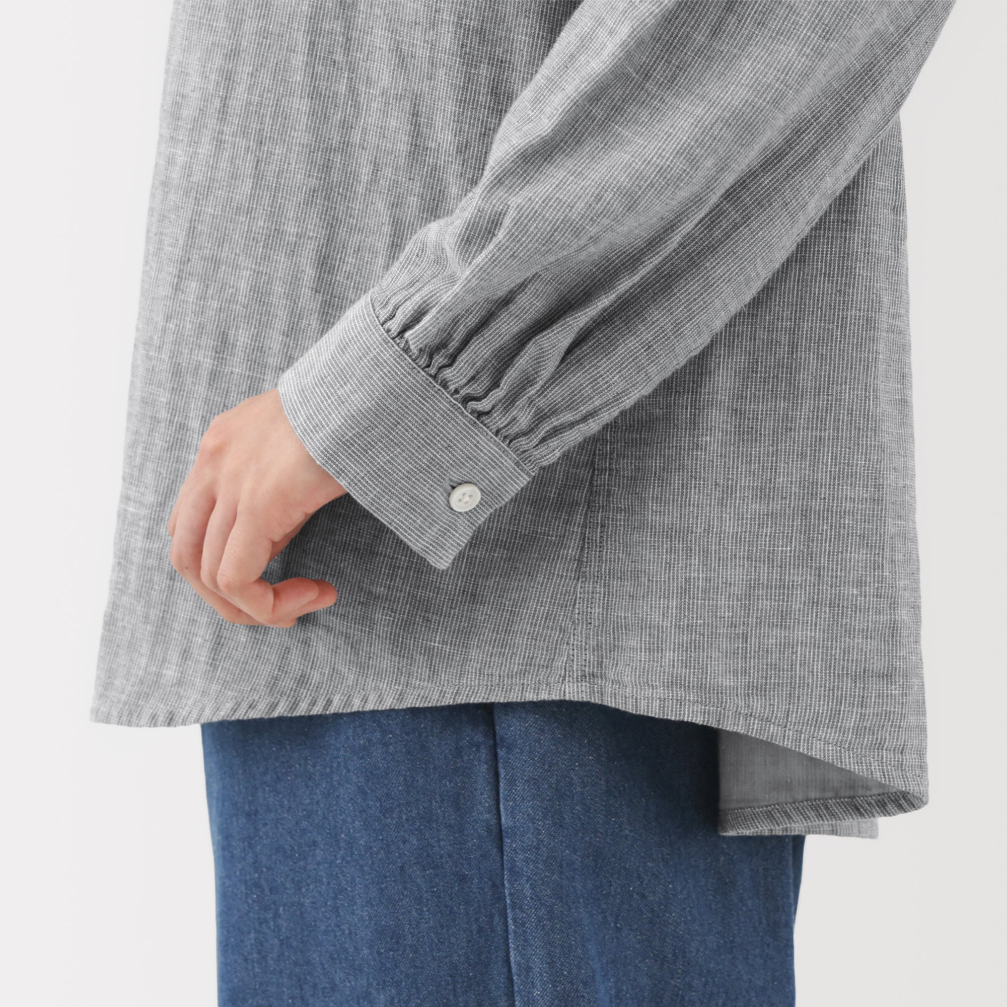 Kapok Blend Double Gauze Blouse