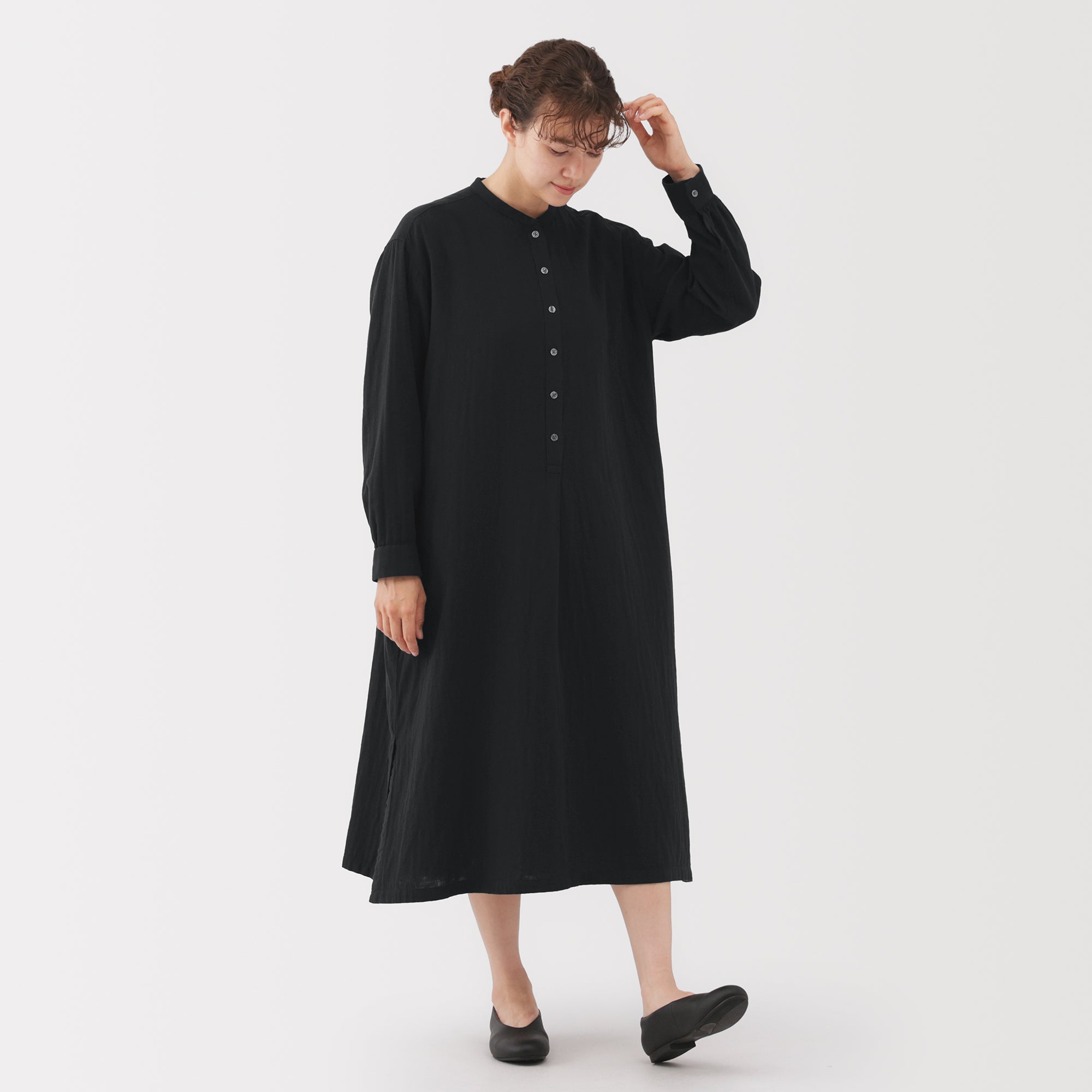 Kapok Blend Double Gauze Dress