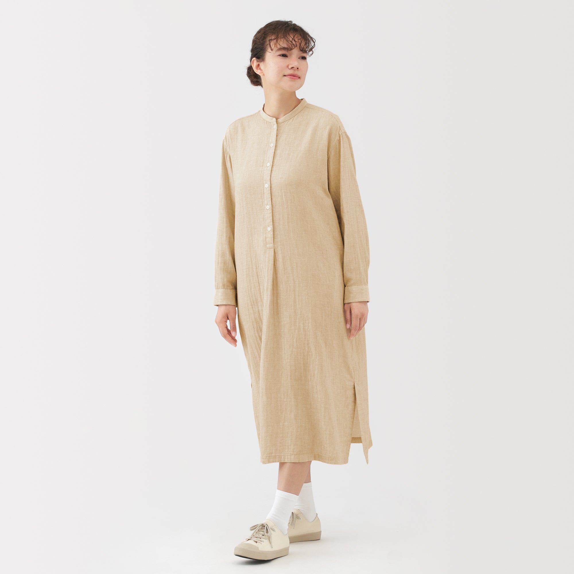 Kapok Blend Double Gauze Dress