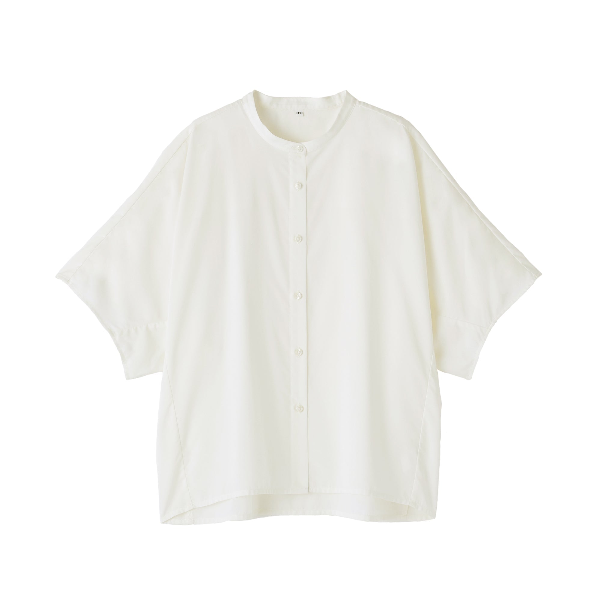 Lyocell Blend Half-Sleeve Blouse