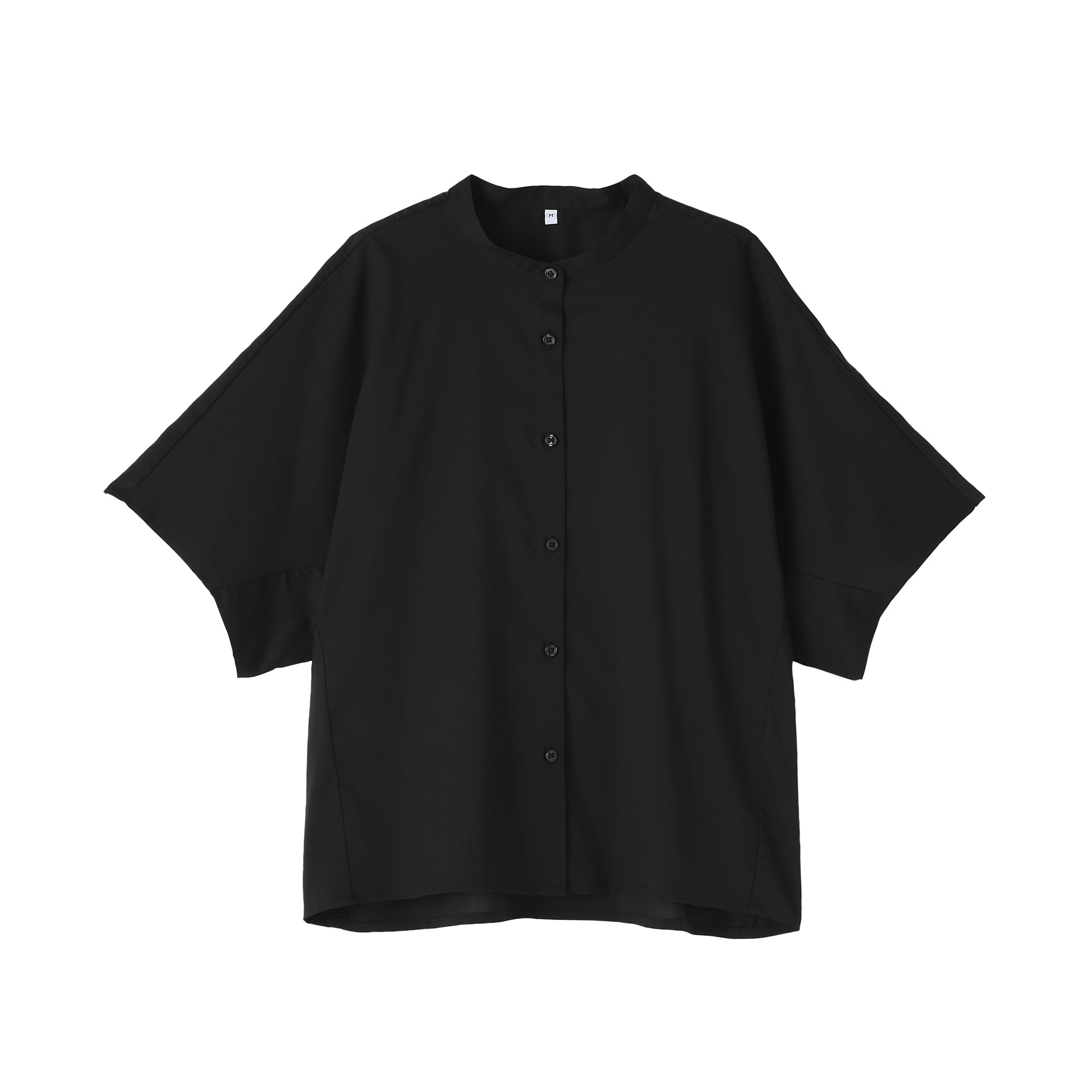 Lyocell Blend Half-Sleeve Blouse