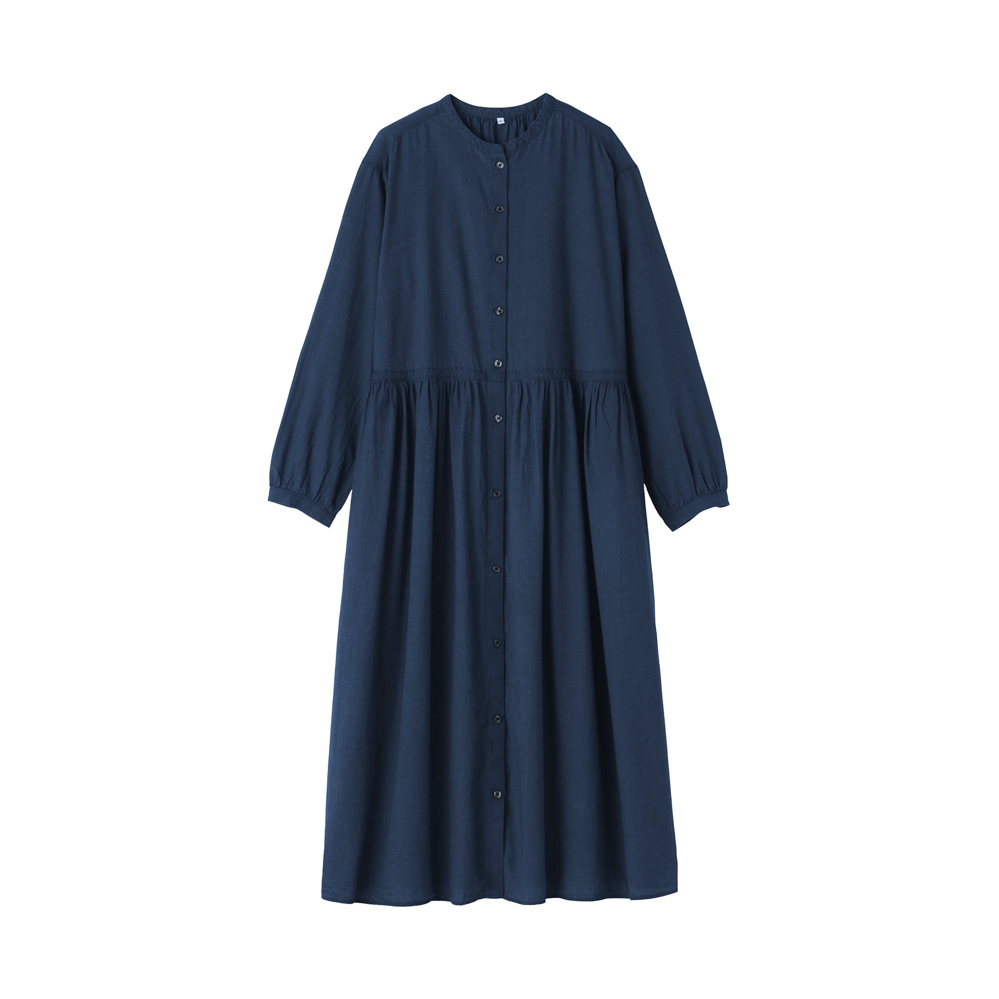 Cotton Voile Indigo Dress
