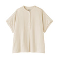 Kapok Blend Double Gauze Blouse