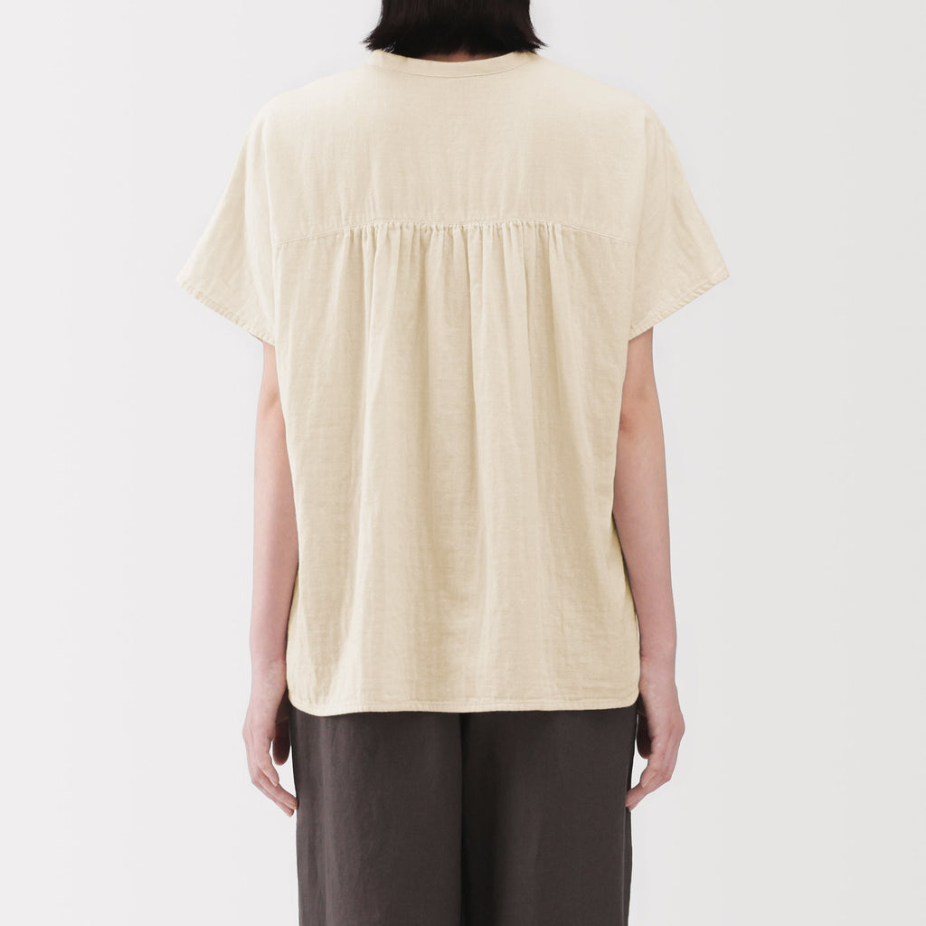 Kapok Blend Double Gauze Blouse