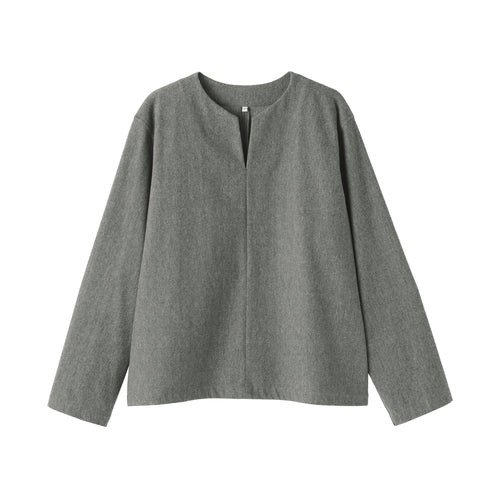 Brushed Pullover Blouse