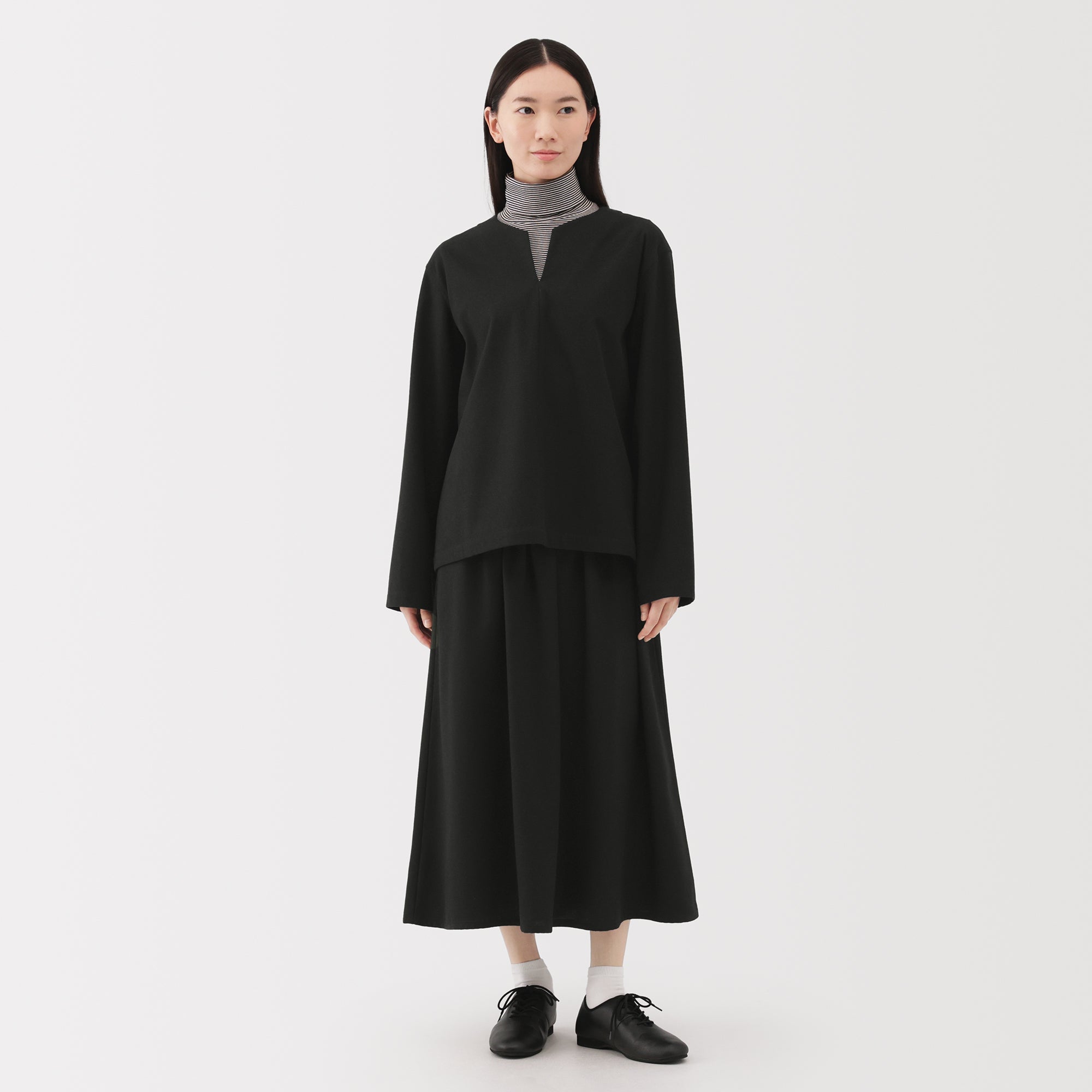 Brushed Pullover Blouse