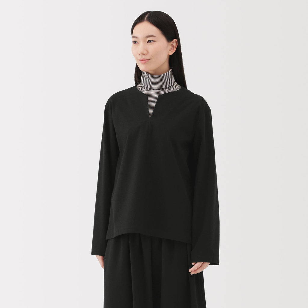 Brushed Pullover Blouse