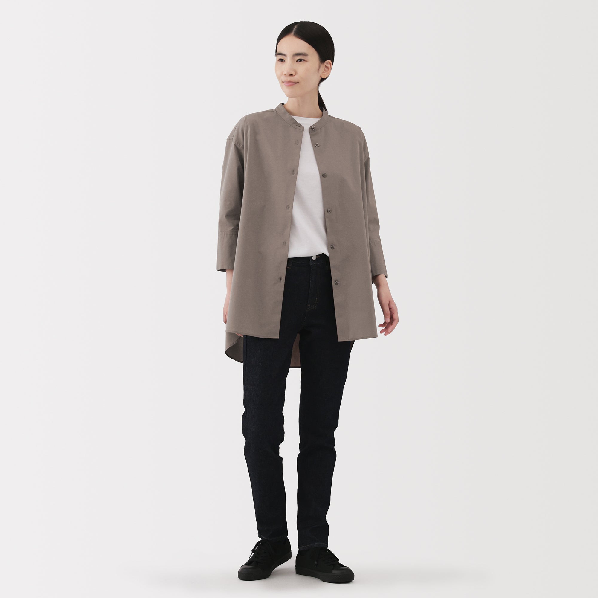 Broadcloth 3/4 Sleeve Tunic